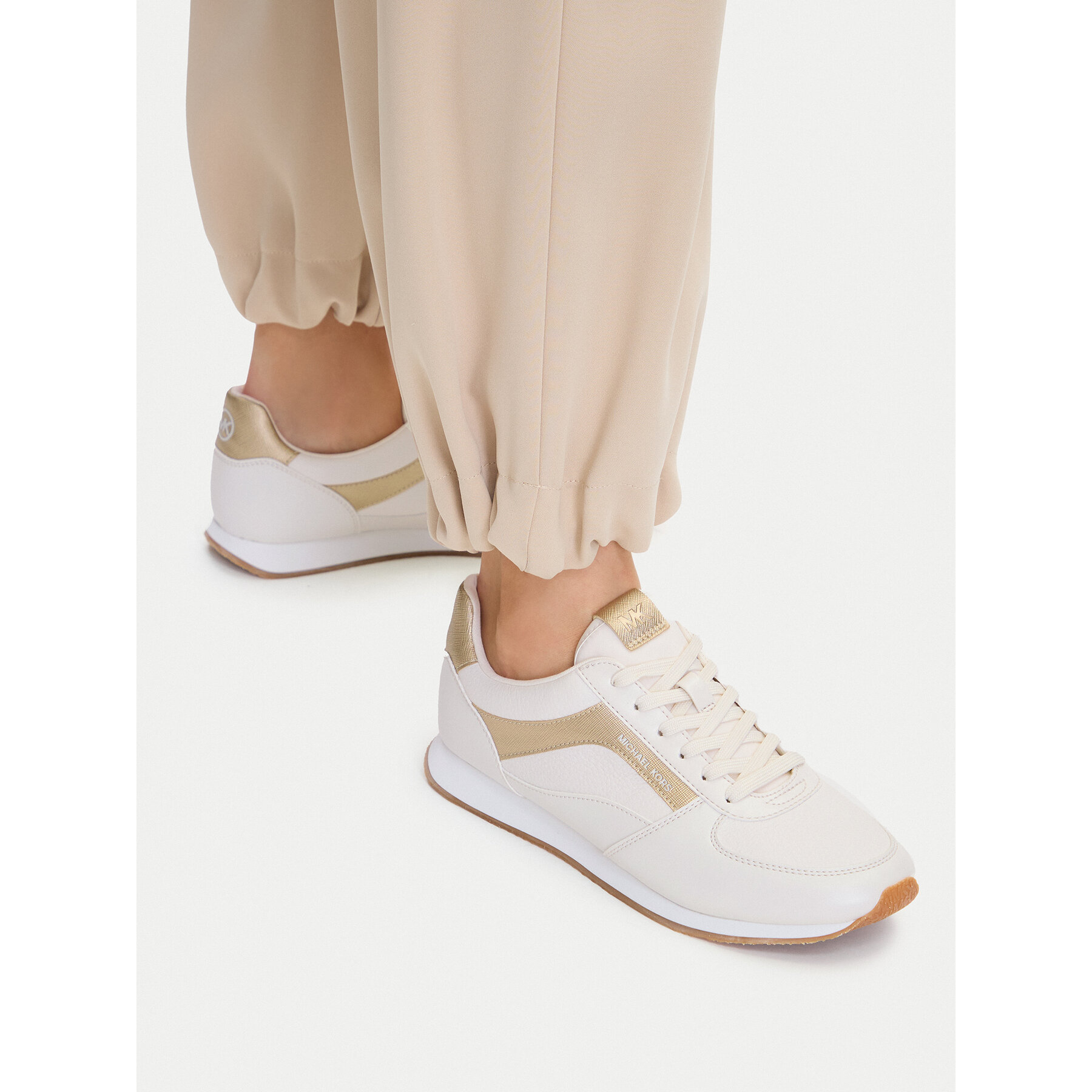 Tenisice MICHAEL Michael Kors Cindy 43T6CDFS2L Krem