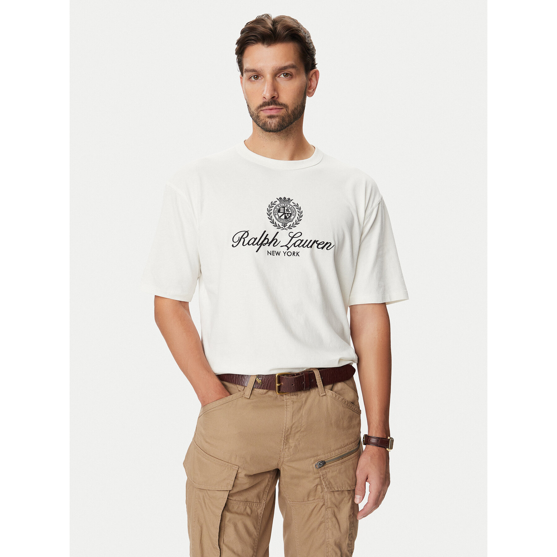 Polo Ralph Lauren T-Shirt 710B28747001 Beige Regular Fit