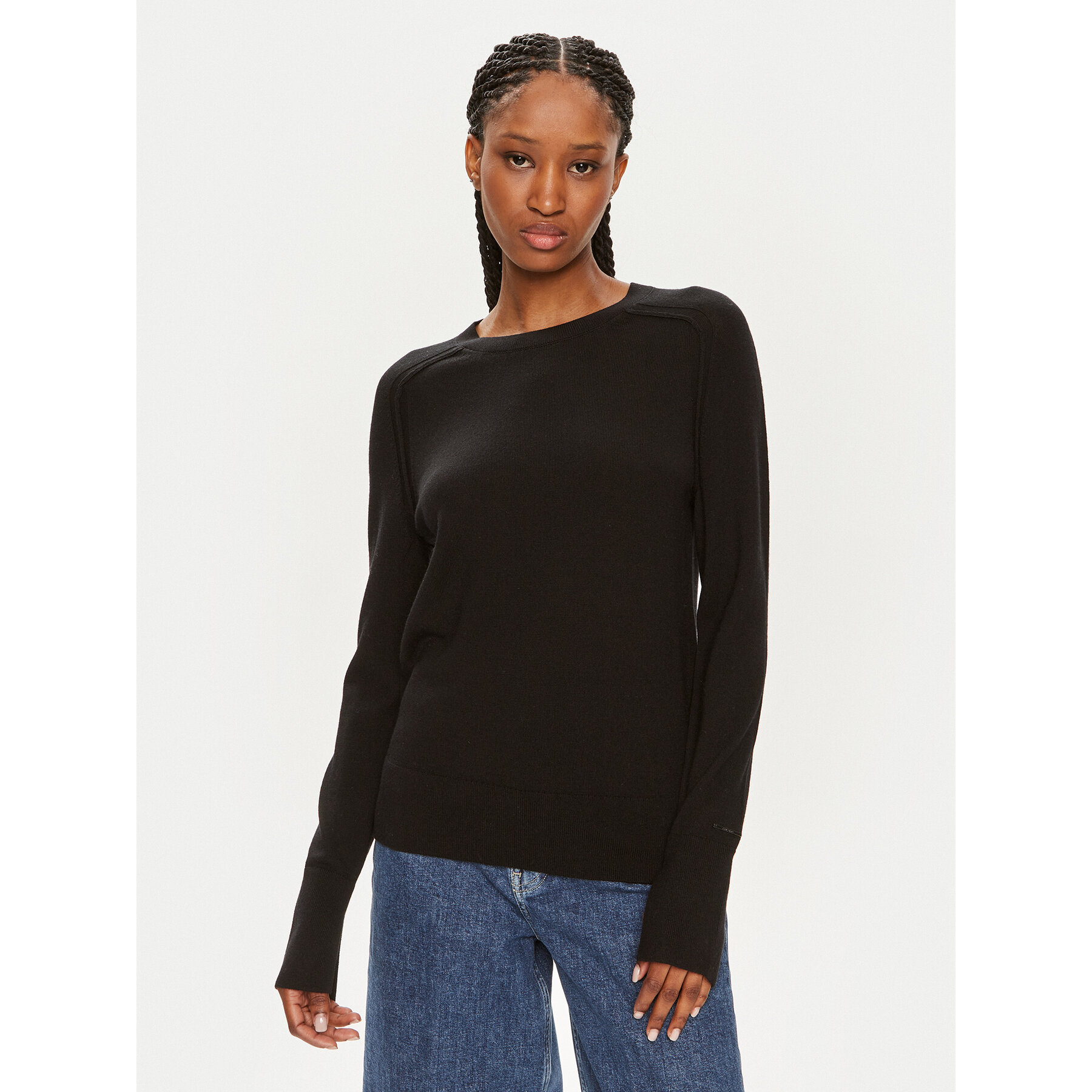 Calvin Klein Pullover K20K207575 Schwarz Regular Fit