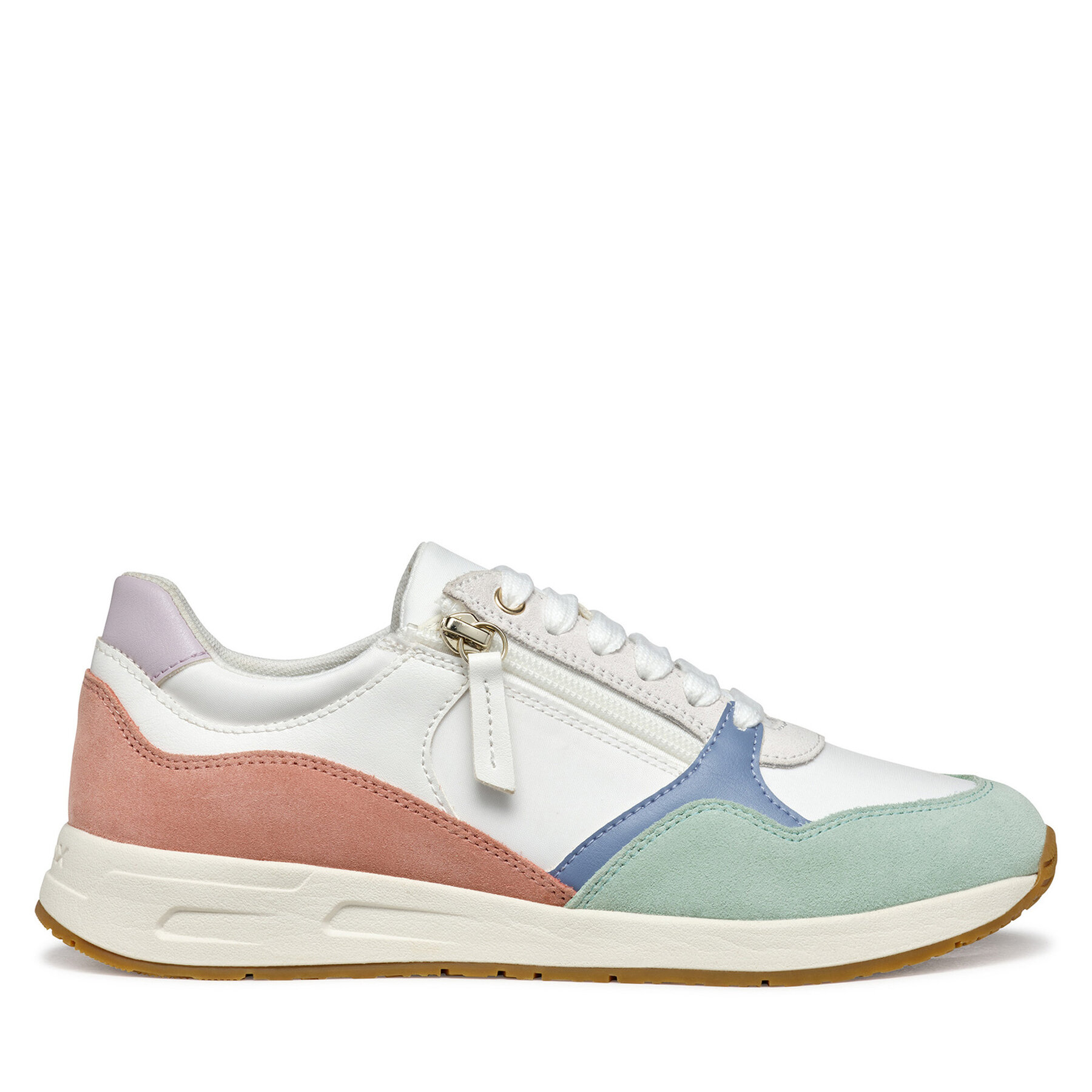 Sneakersy Geox D Bulmya D36NQB 01122 C1548 Biela
