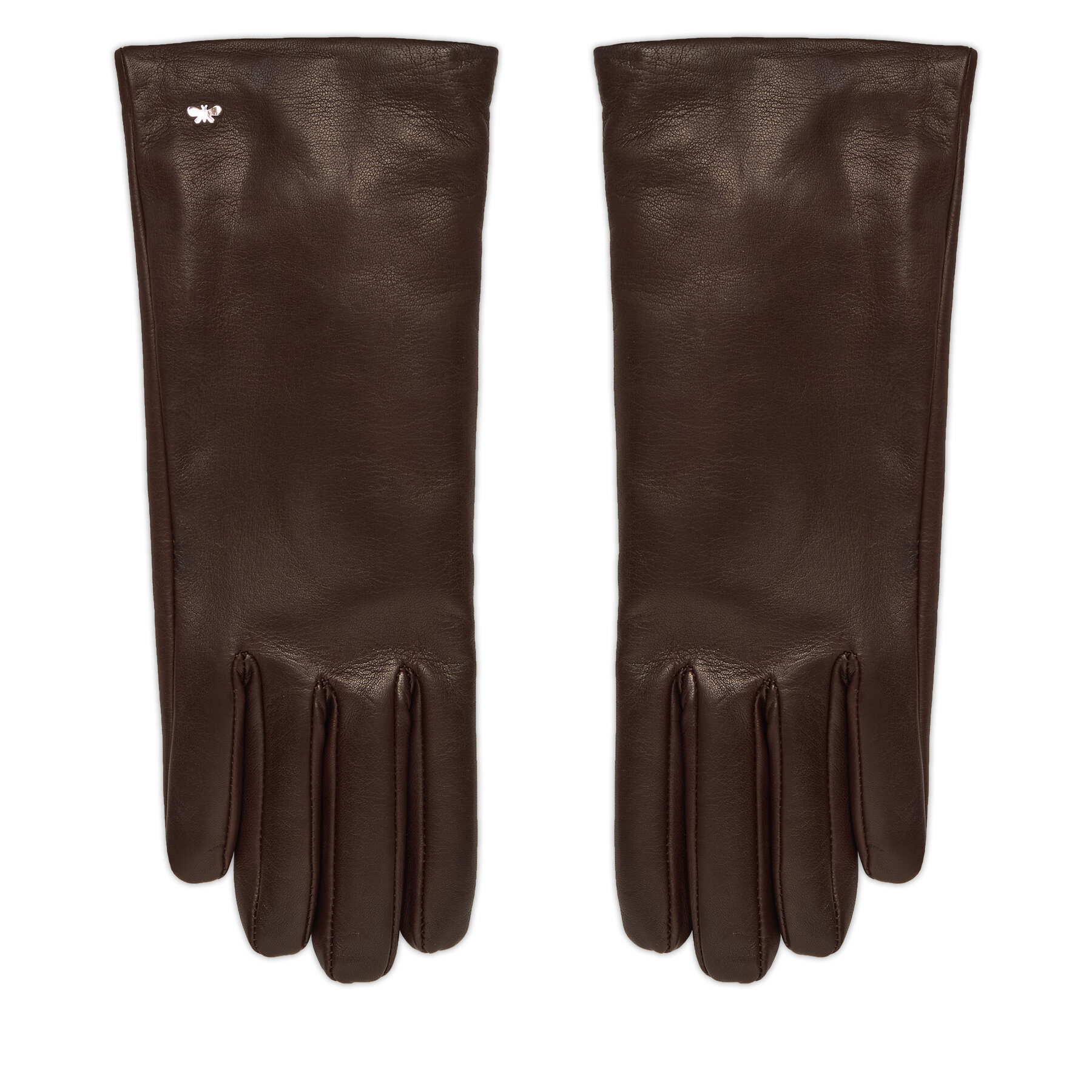 Rukavice Weekend Max Mara Senapeshort 2525566035 Hnedá