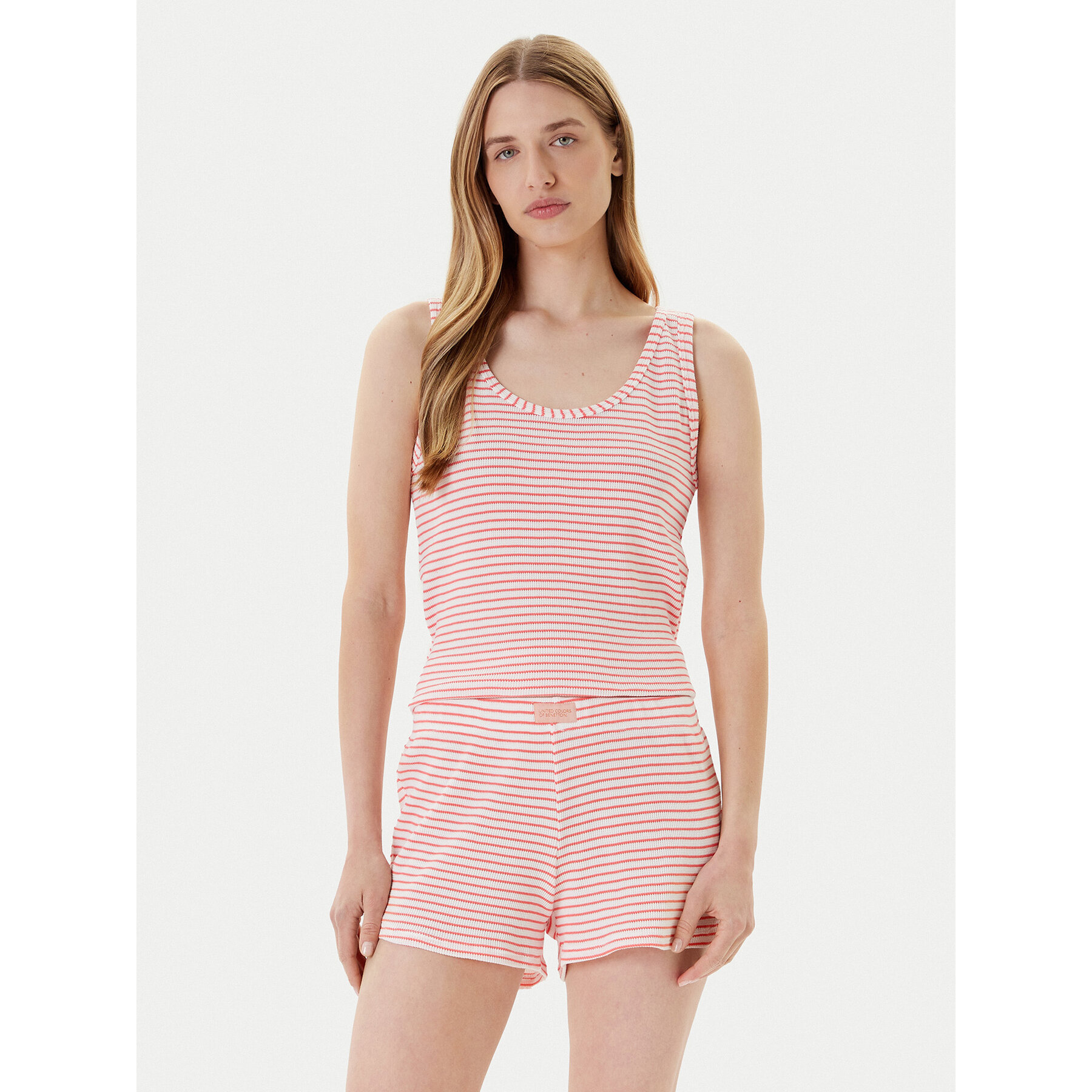 United Colors Of Benetton Pižama 36LC3P03V Raudona Regular Fit