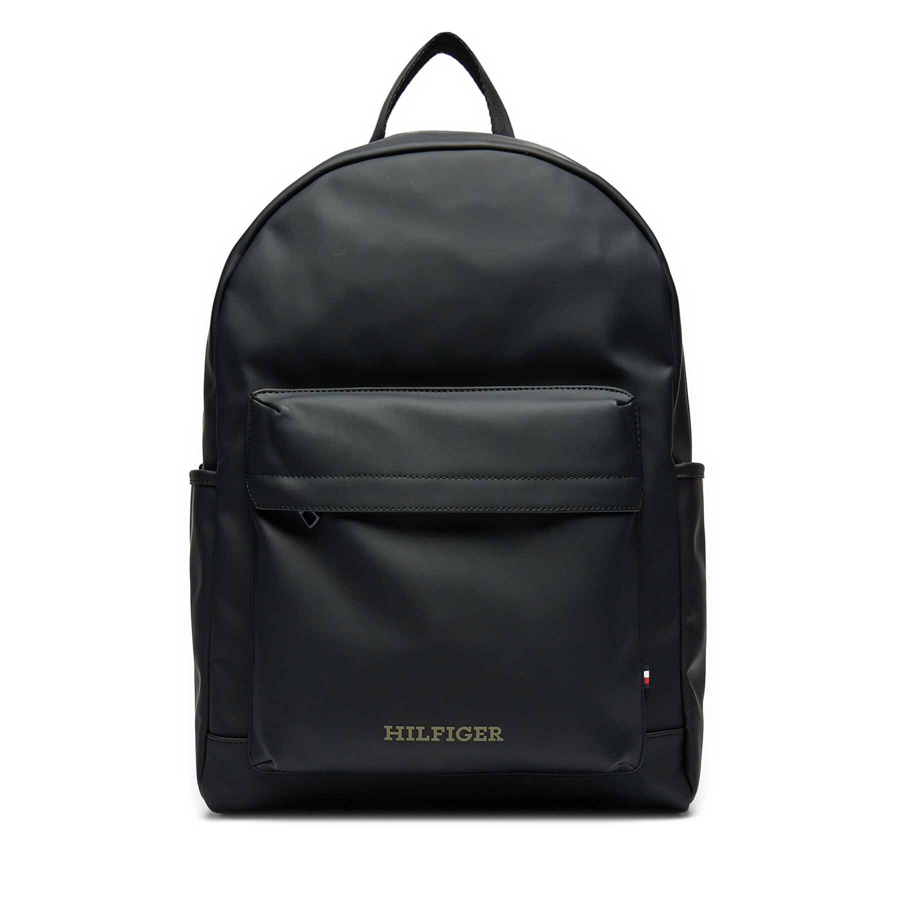 Sac à dos Tommy Hilfiger Monotype Rain Pu Dome Bckpck AM0AM12679 Noir