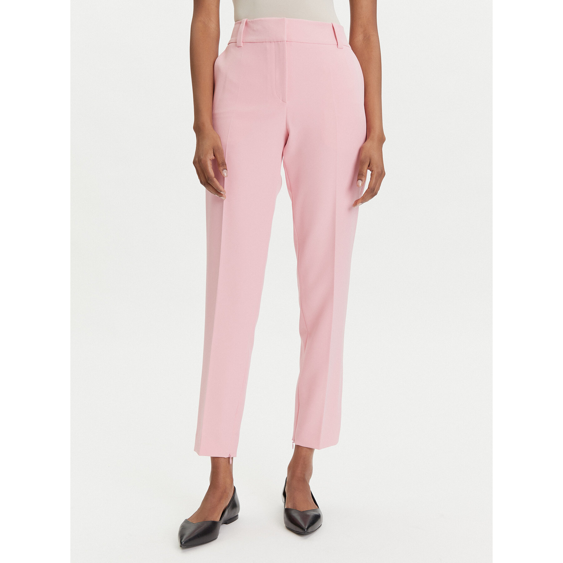 HUGO Stoffhose Hedima-1 50544742 Rosa Slim Fit