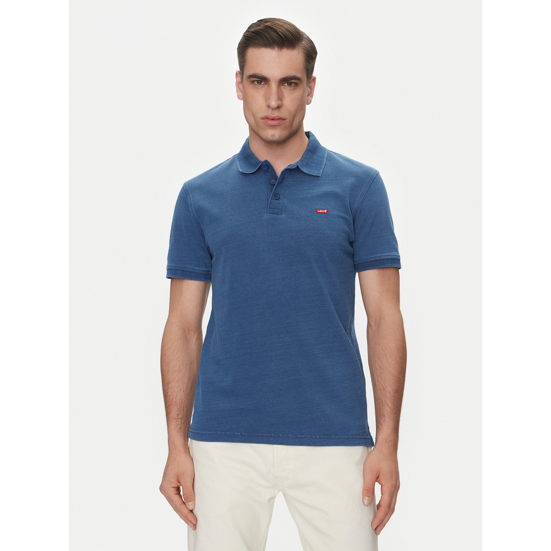 Levi's® Polo Housemark 35883-0271 Μπλε Straight Fit