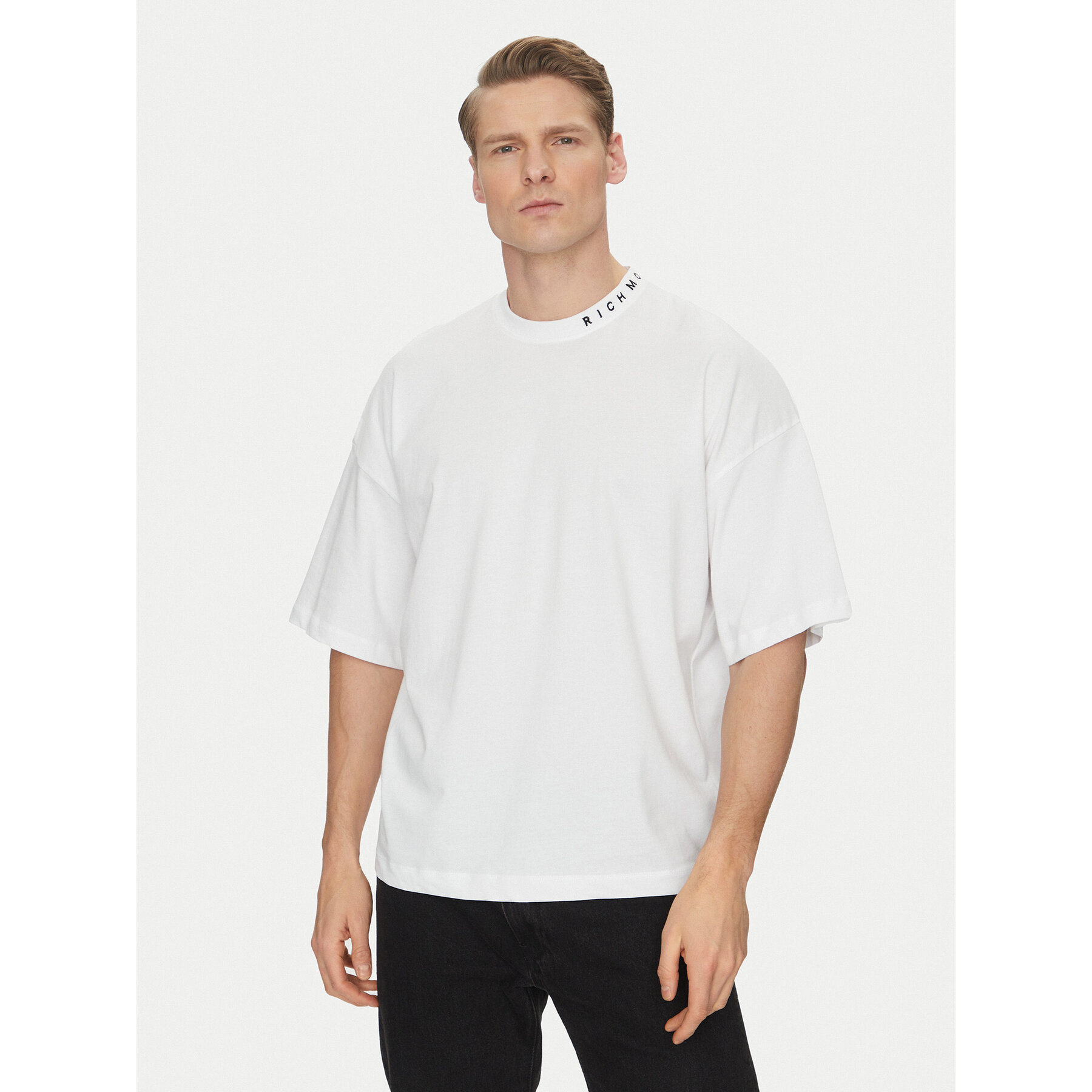 Richmond X T-Shirt Bani UMA24058TS Λευκό Regular Fit