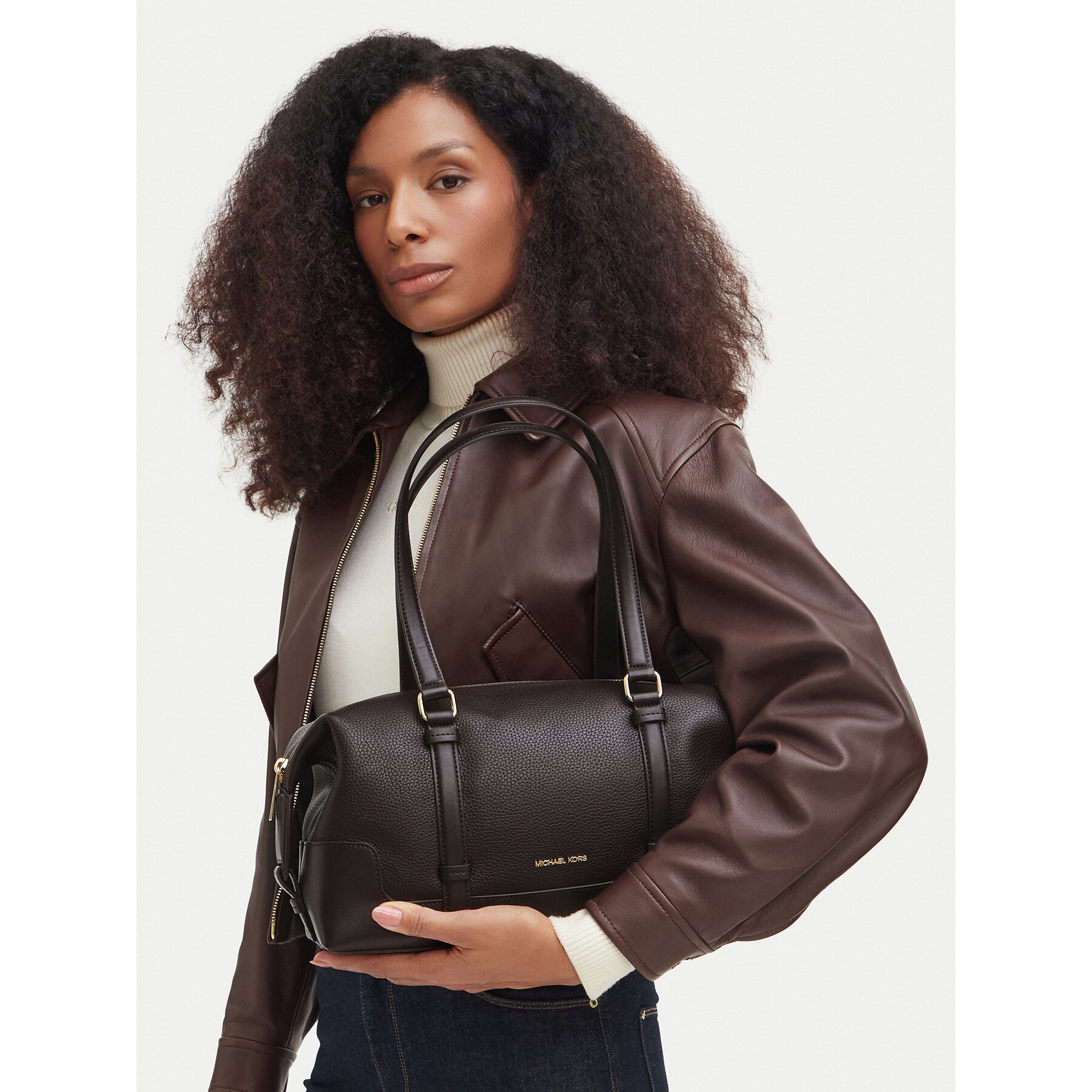 Torbica MICHAEL Michael Kors 30F6G24L3L Tamno smeđa