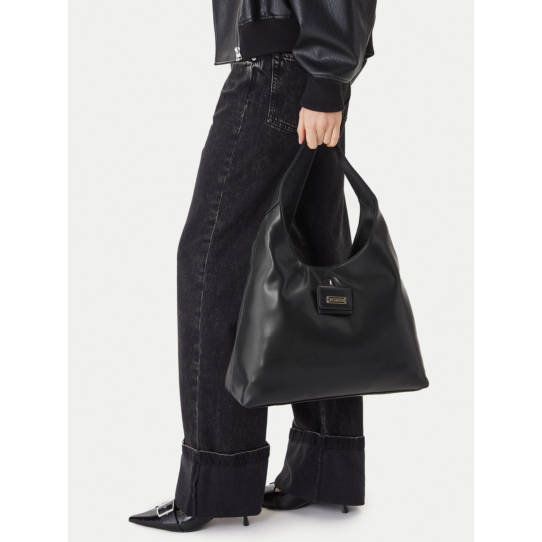 Geantă LOVE MOSCHINO JC4393PP0NKN0000 Negru