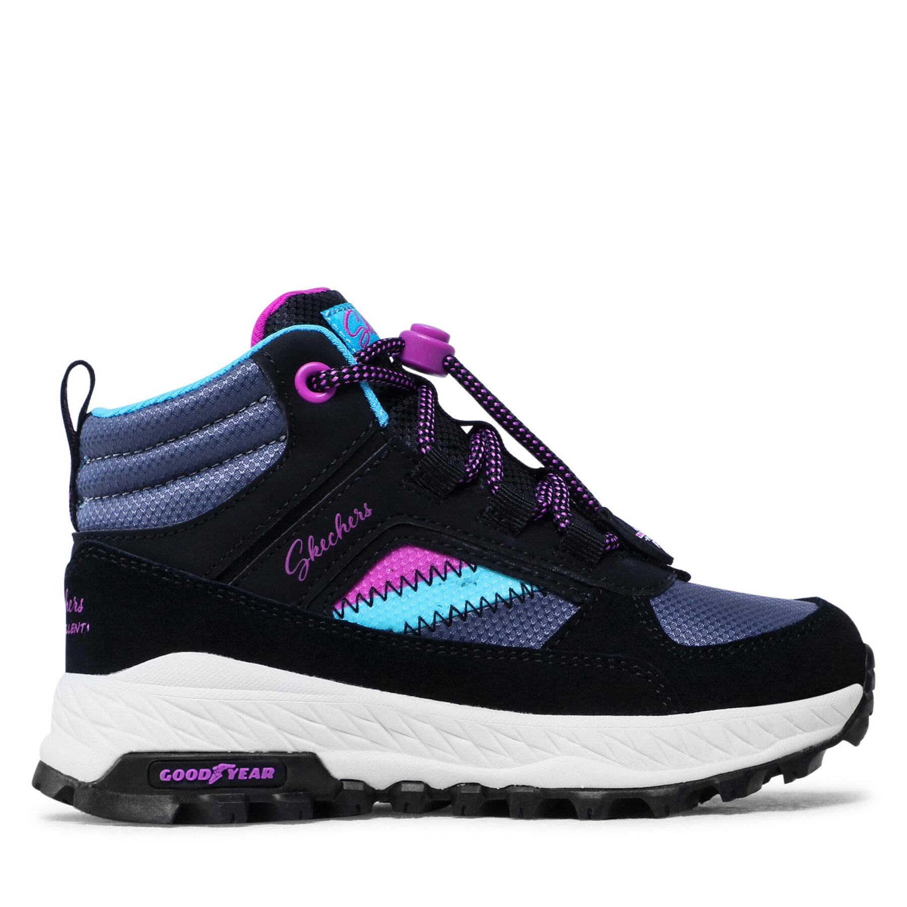 Puszābaki Skechers Let's Explore 302949L/BKMT Melns