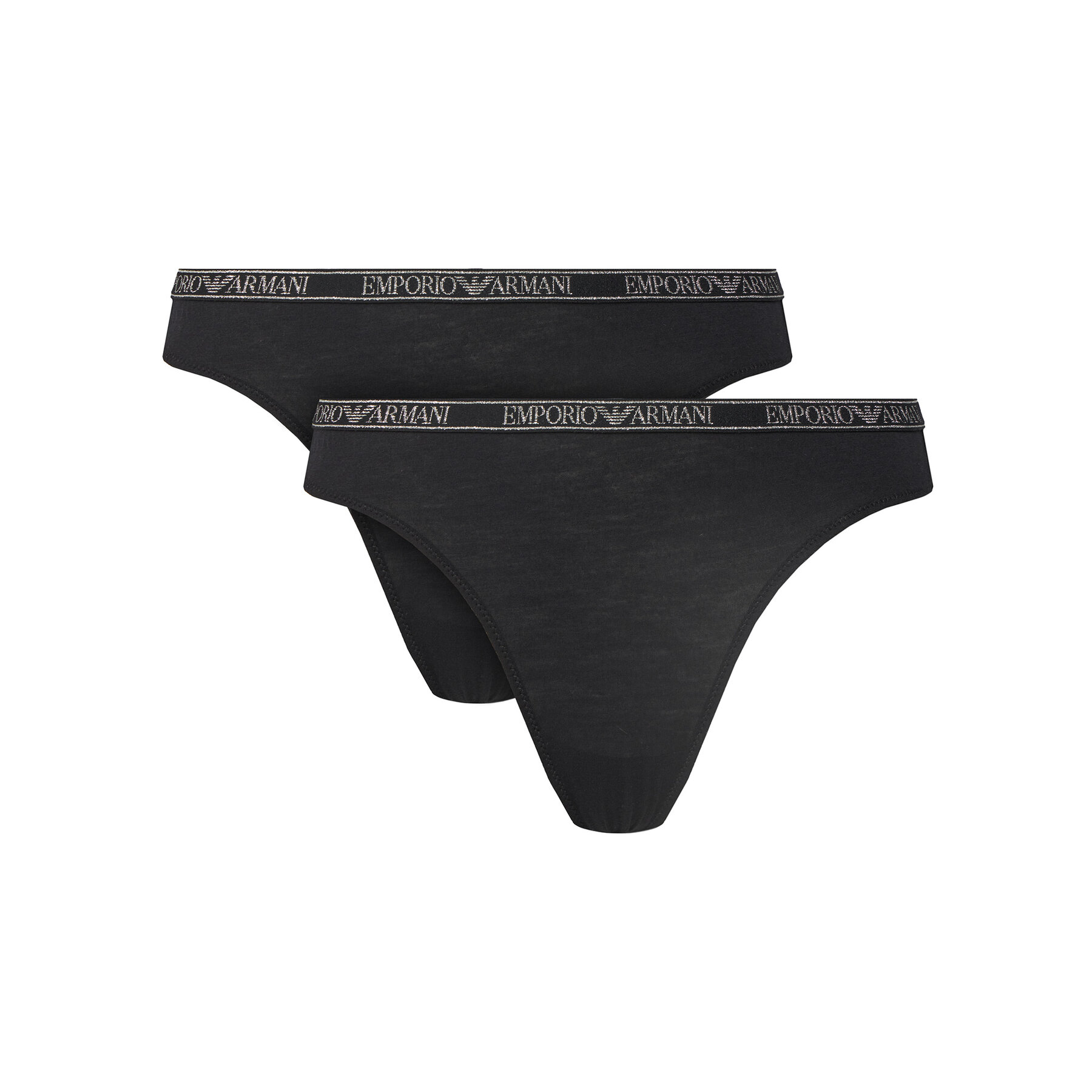Emporio Armani Underwear Tanga szett EW000402 AF10889 MC005 Fekete