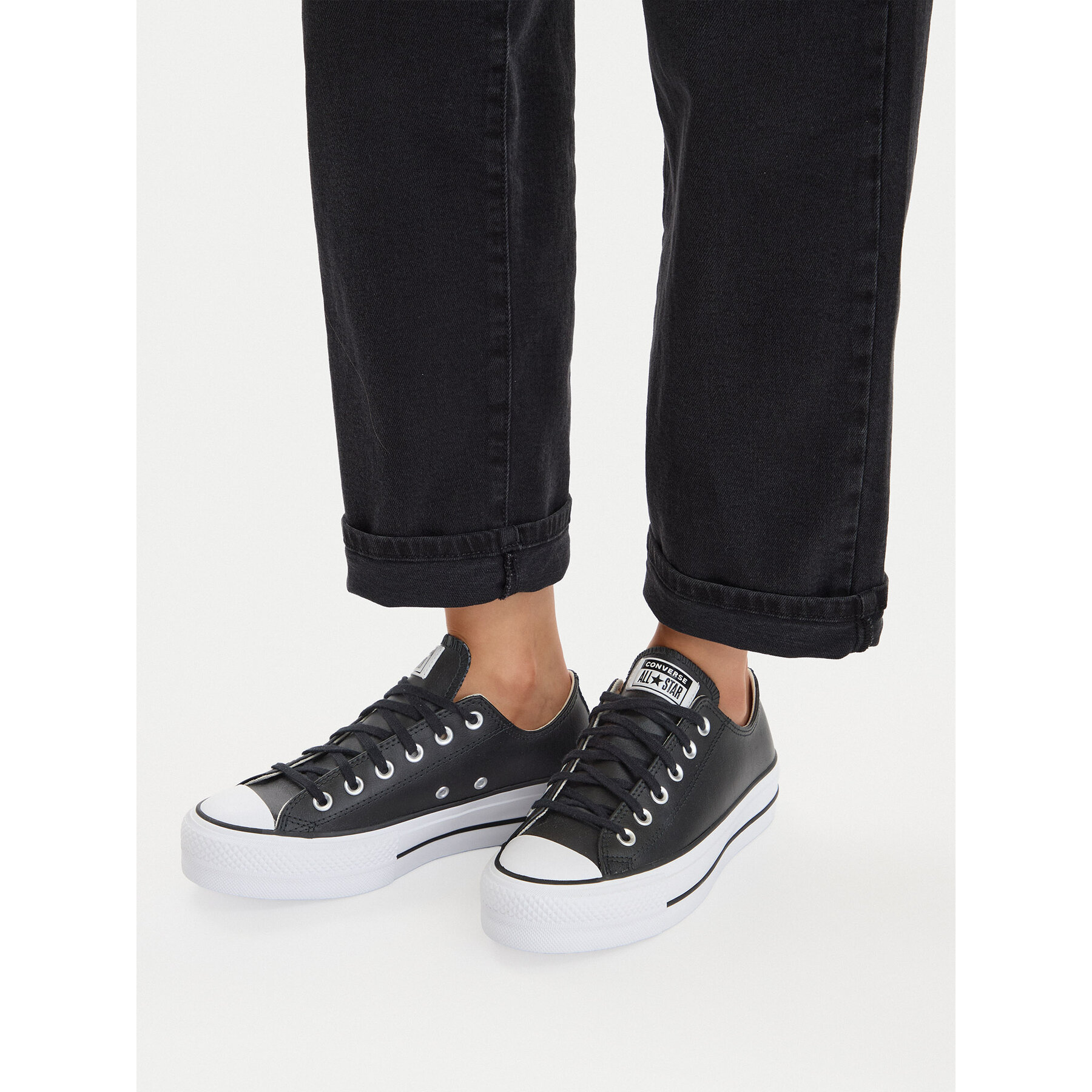 Teniși Converse Ctas Lift Clean Ox 561681C Negru