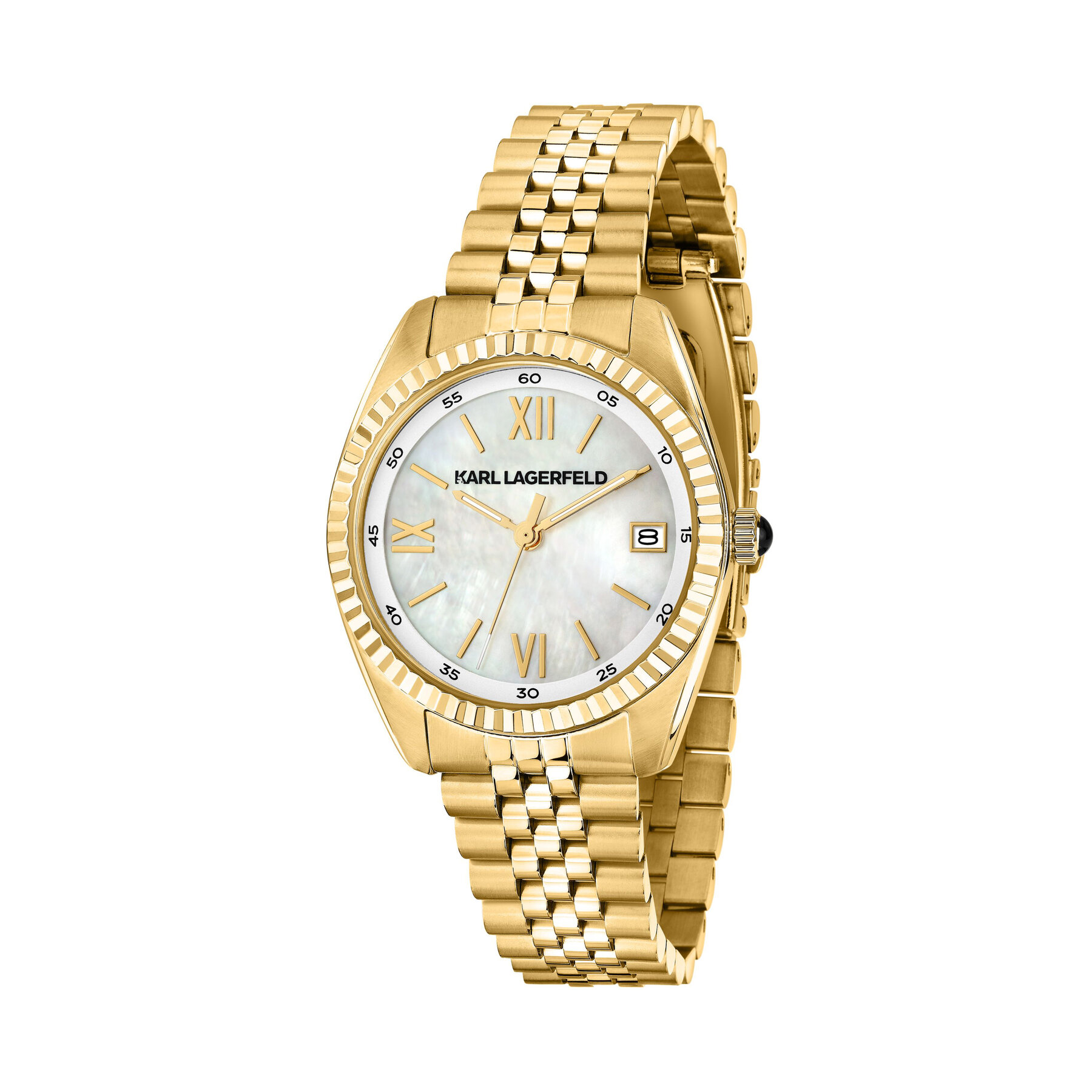 Hodinky KARL LAGERFELD R0553108505 Zlatá