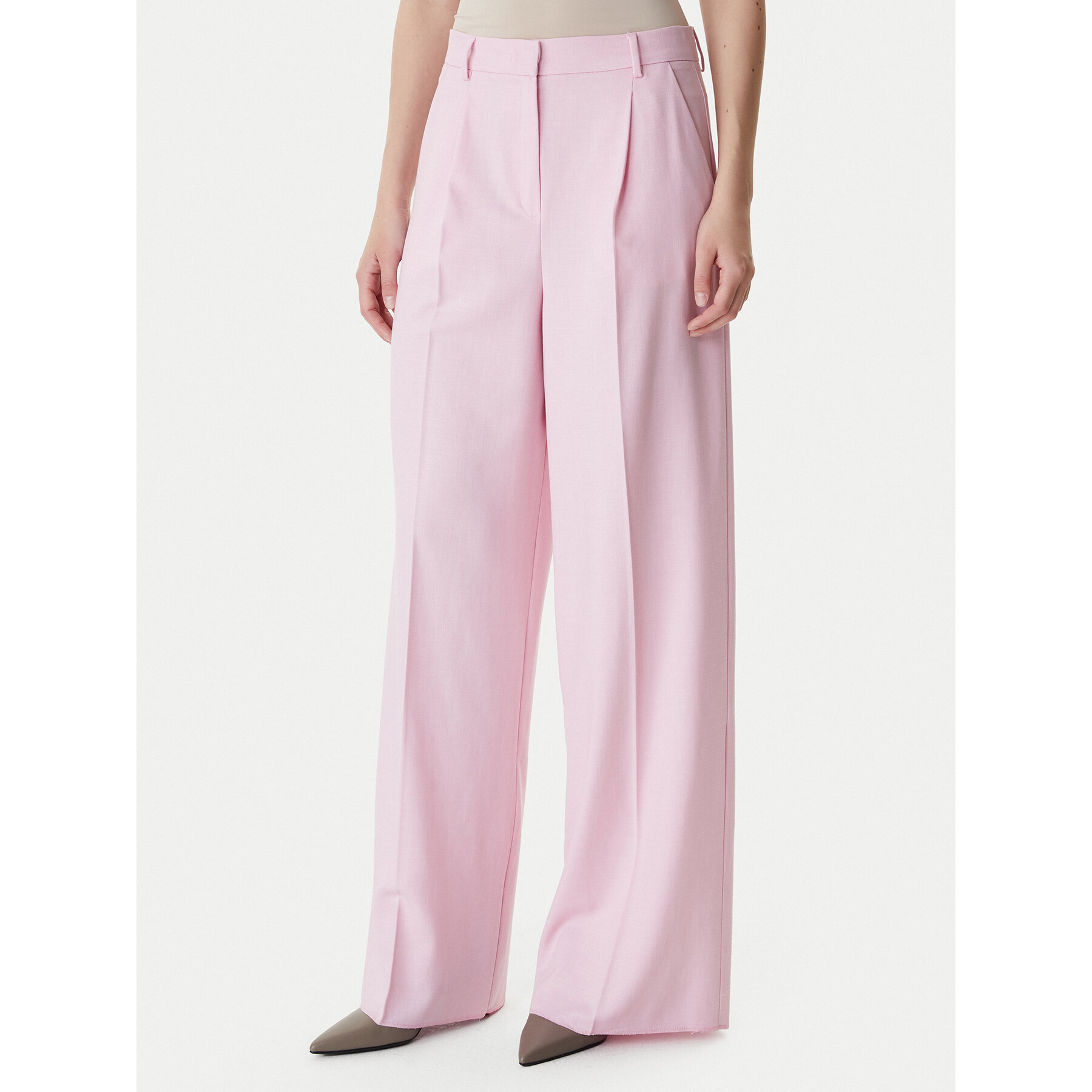 Marella Palazzohose Emme by Marella Slogan2 2615131311 Rosa Wide Leg