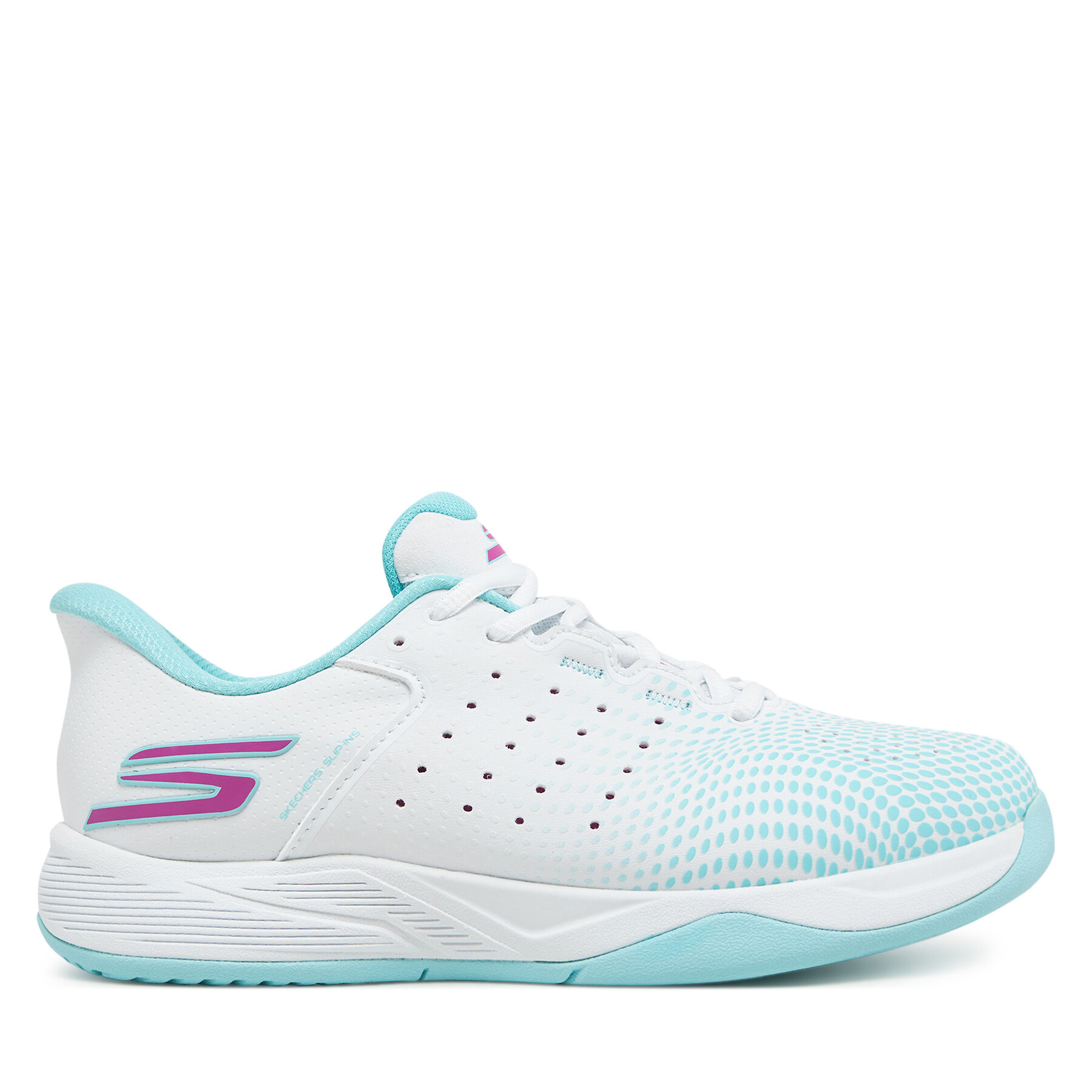 Dámske Tenisové topánky Skechers, Rozmer: 37_5, Biela, Slip-ins Relaxed Fit: Viper Court Reload 172101/WTQP