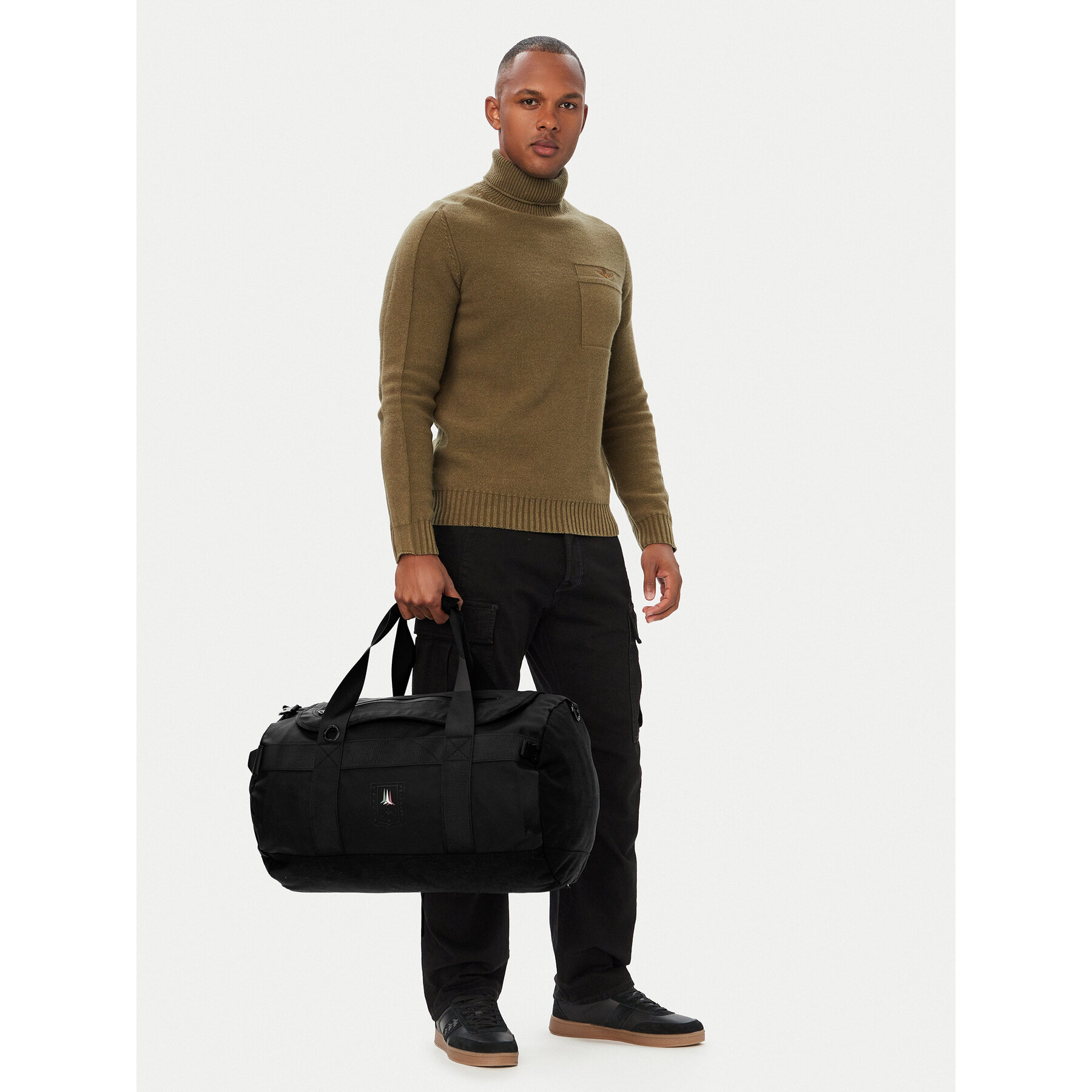 Сак Aeronautica Militare 262BO1152UCT03588 Черен