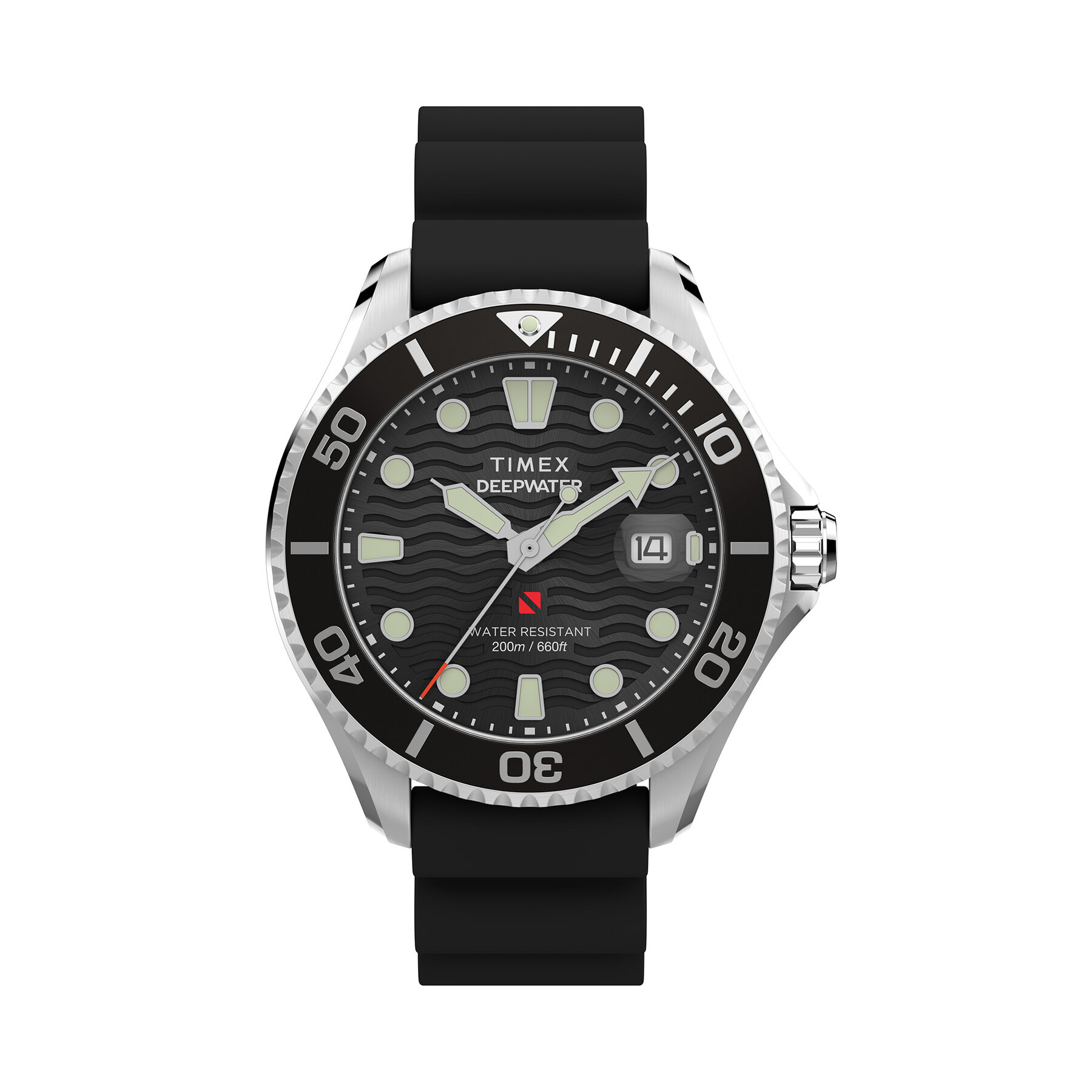 Ceas Timex Deepwater Meridian TW2W81600 Argintiu