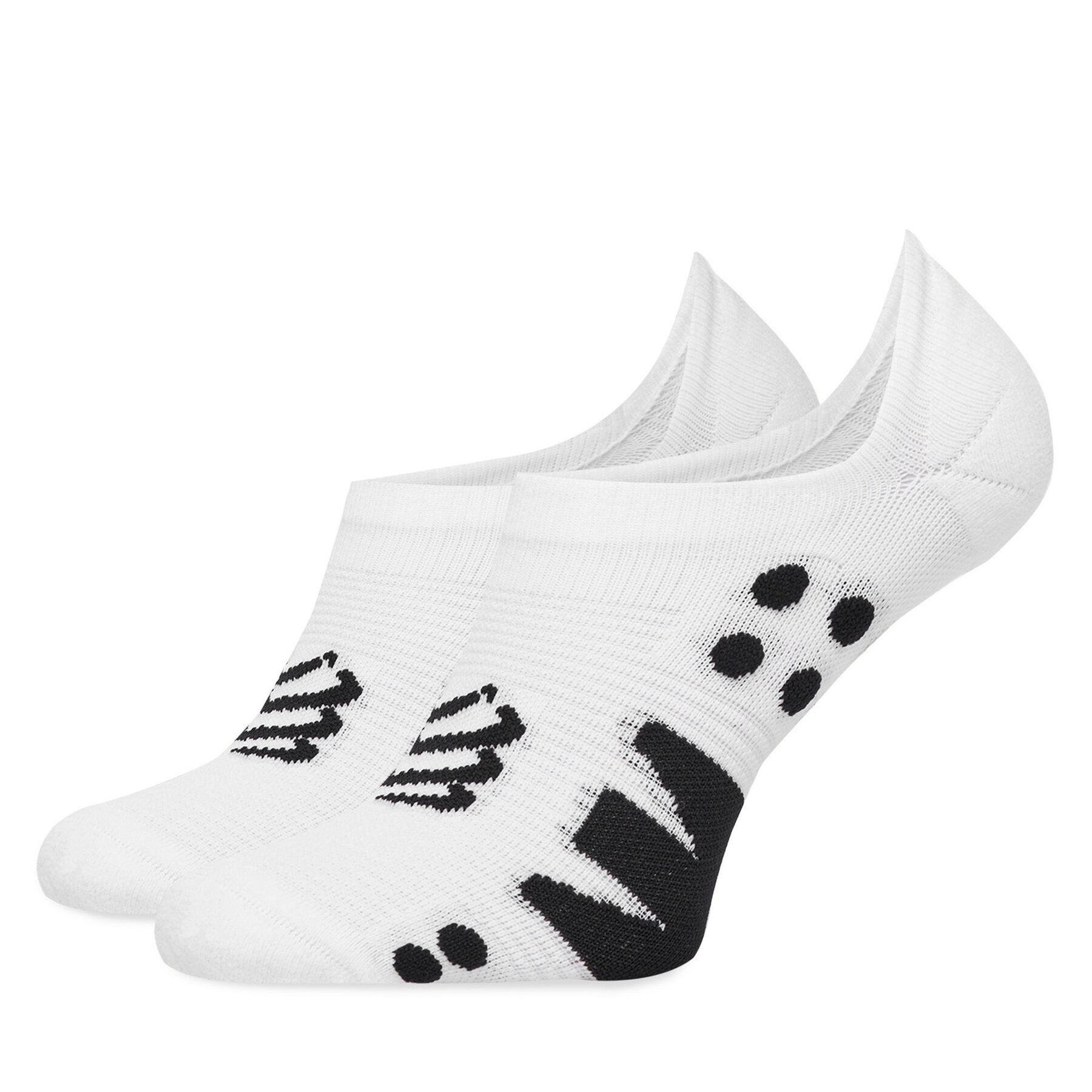 Pēdiņas Compressport No Show XU00045 Balts