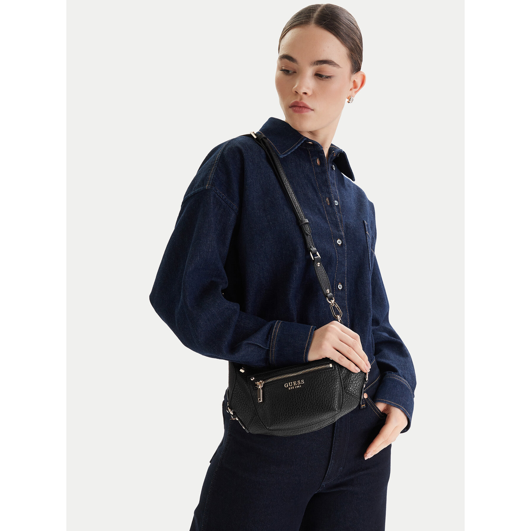 Torbica Guess Marsha Mini HWBG95 01720 Crna