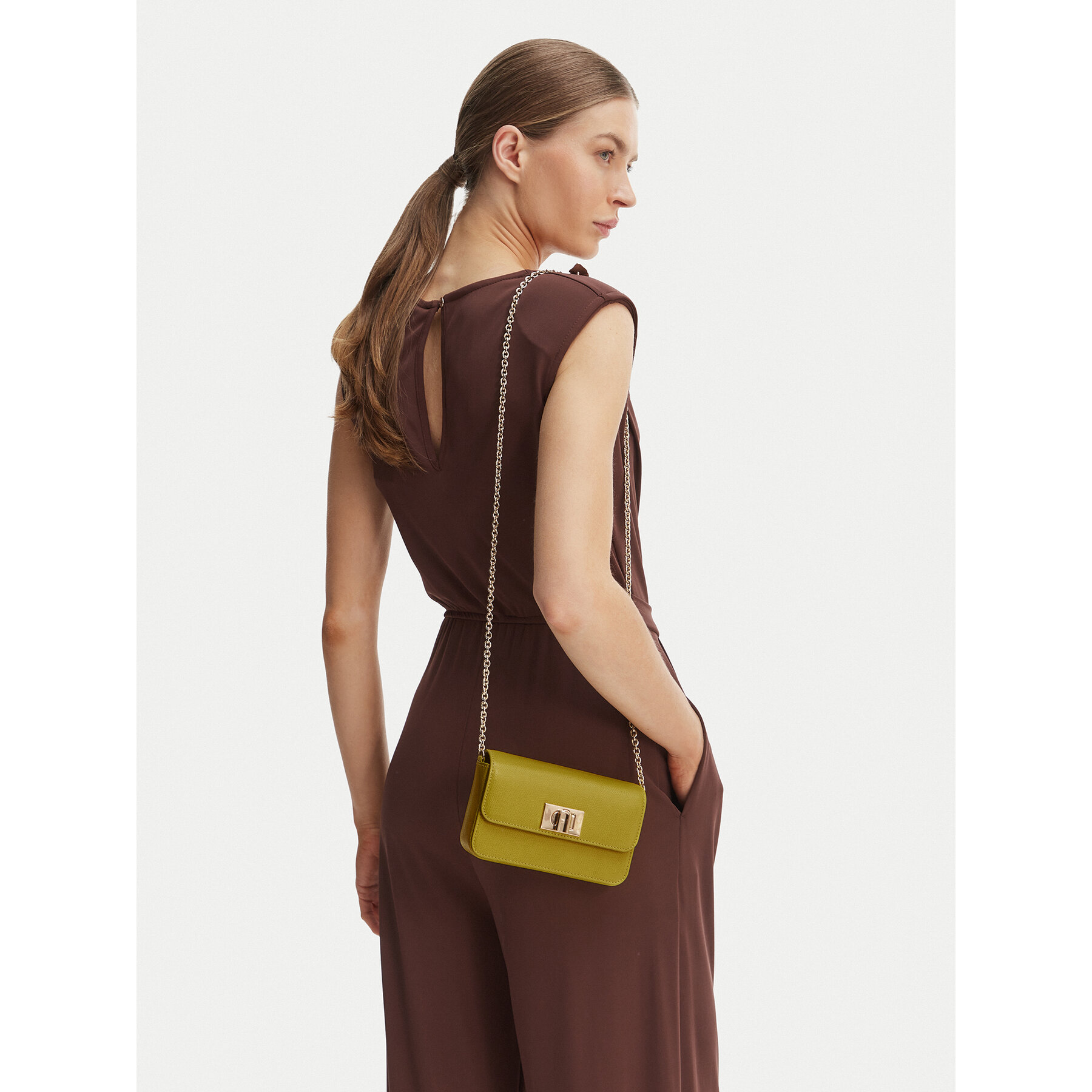 Дамска чанта Furla 1927 Mini WE00265 ARE000 CN 4490S Жълт