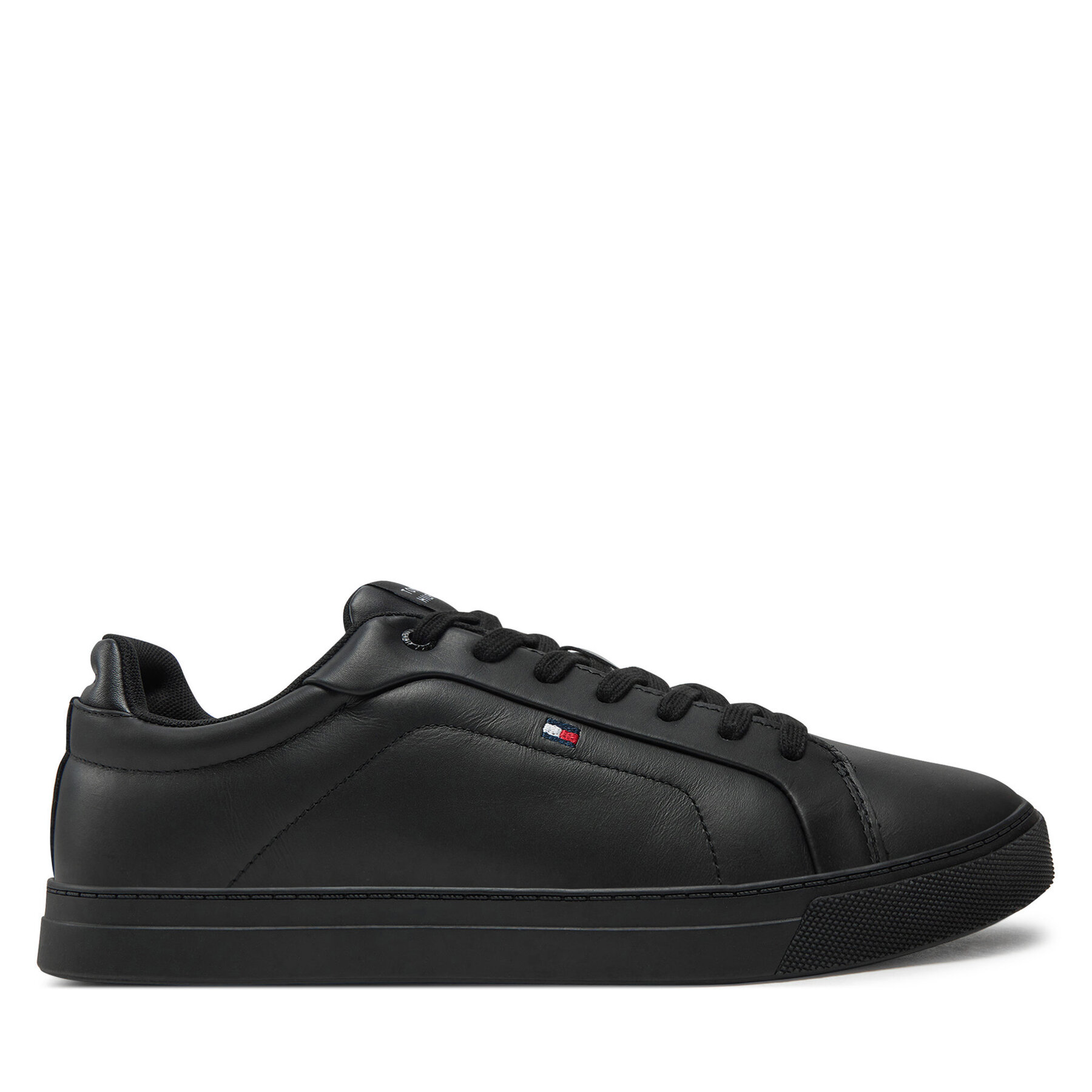 Sneakers Tommy Hilfiger Icon Court Lth Flag Ess FM0FM05317 Noir