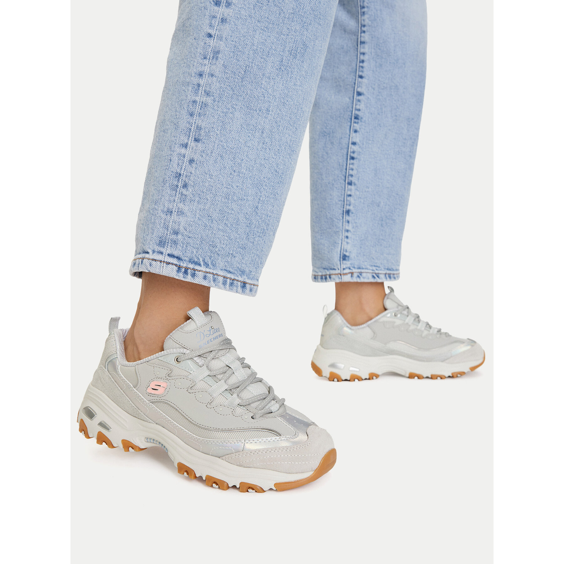 Snīkeri Skechers D'Lites 150556/GRY Pelēks