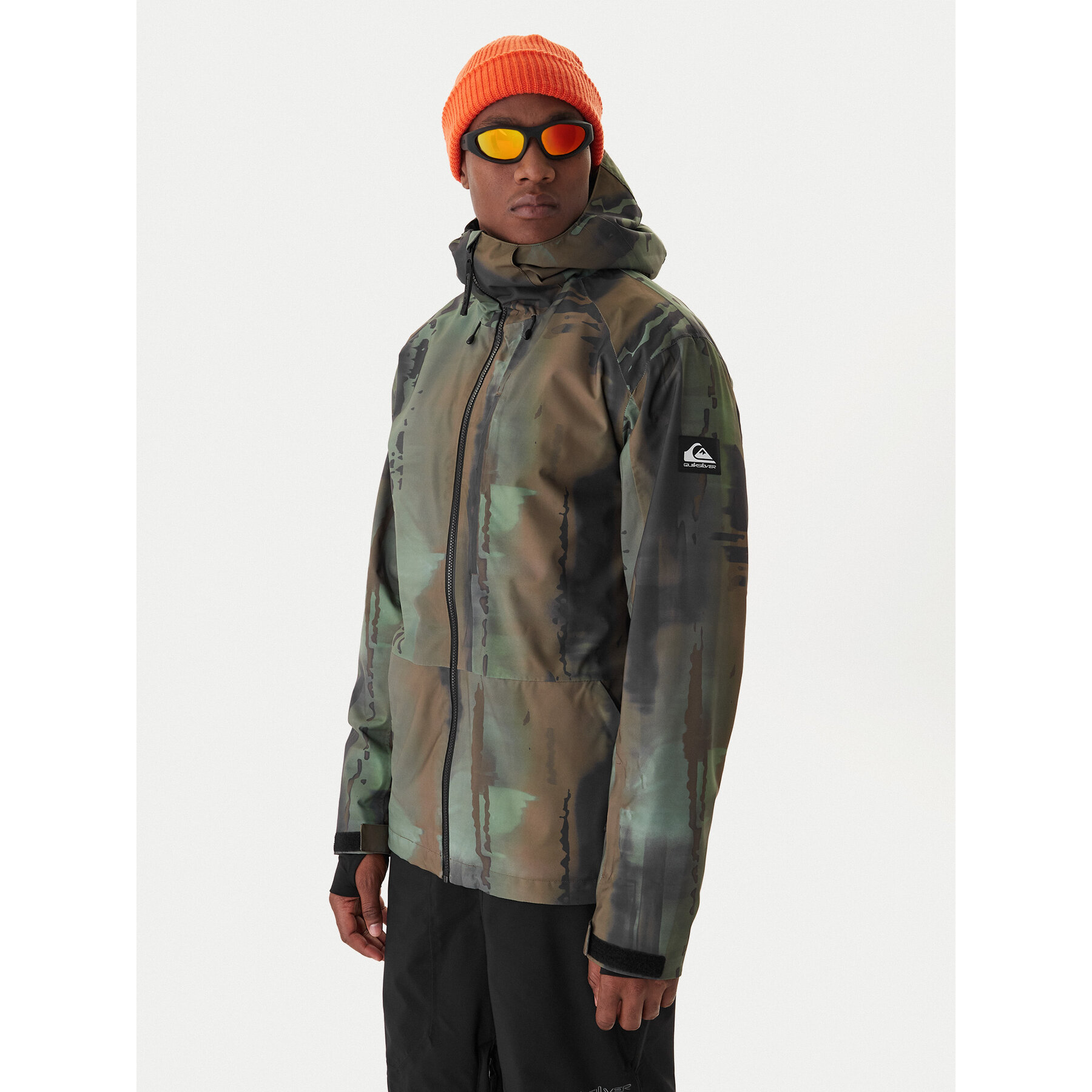 Quiksilver Snowboardjacke Muldrow EQYTJ03493 Grün Regular Fit