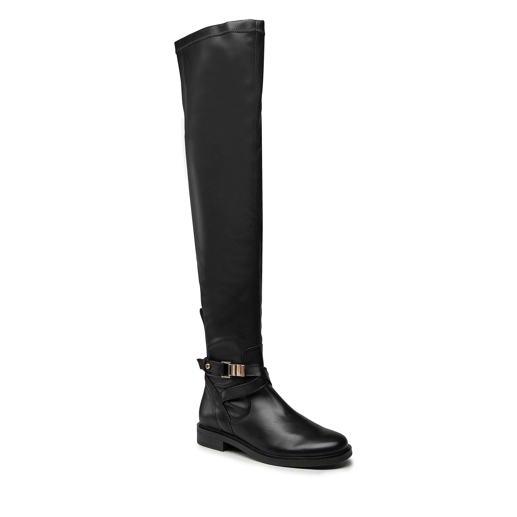 Over-knee boots Tommy Hilfiger Th Hardware Overknee Boot FW0FW06057 Black BDS