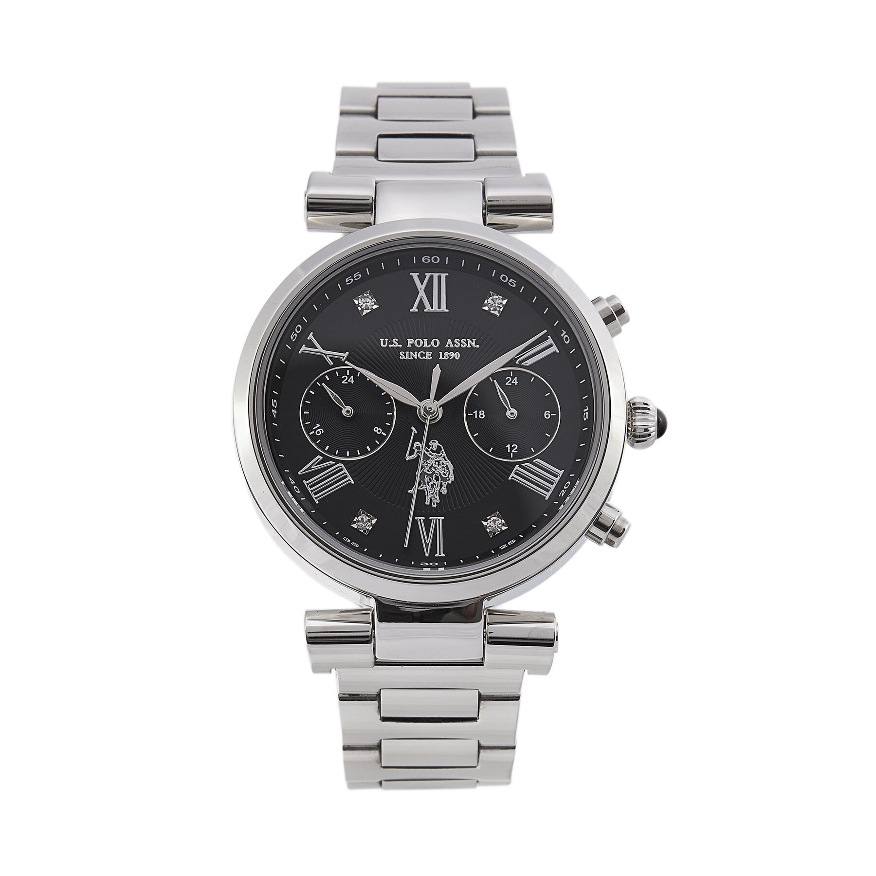 Reloj U.S. Polo Assn. Ines USP8311BK Plata