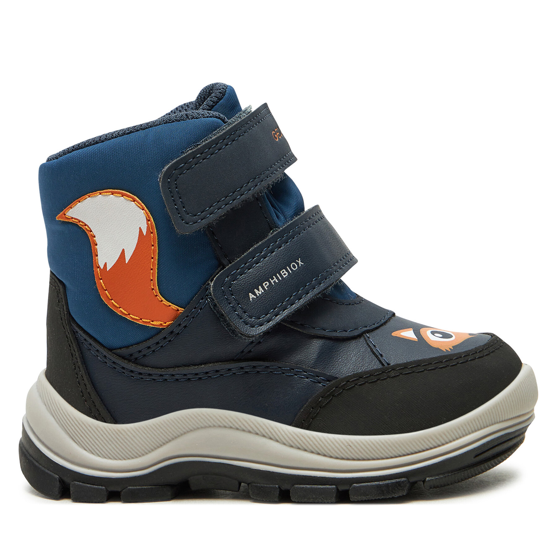 Snehule Geox B Flanfil Boy B Abx B463VB 054FU CF44K M Tmavomodrá