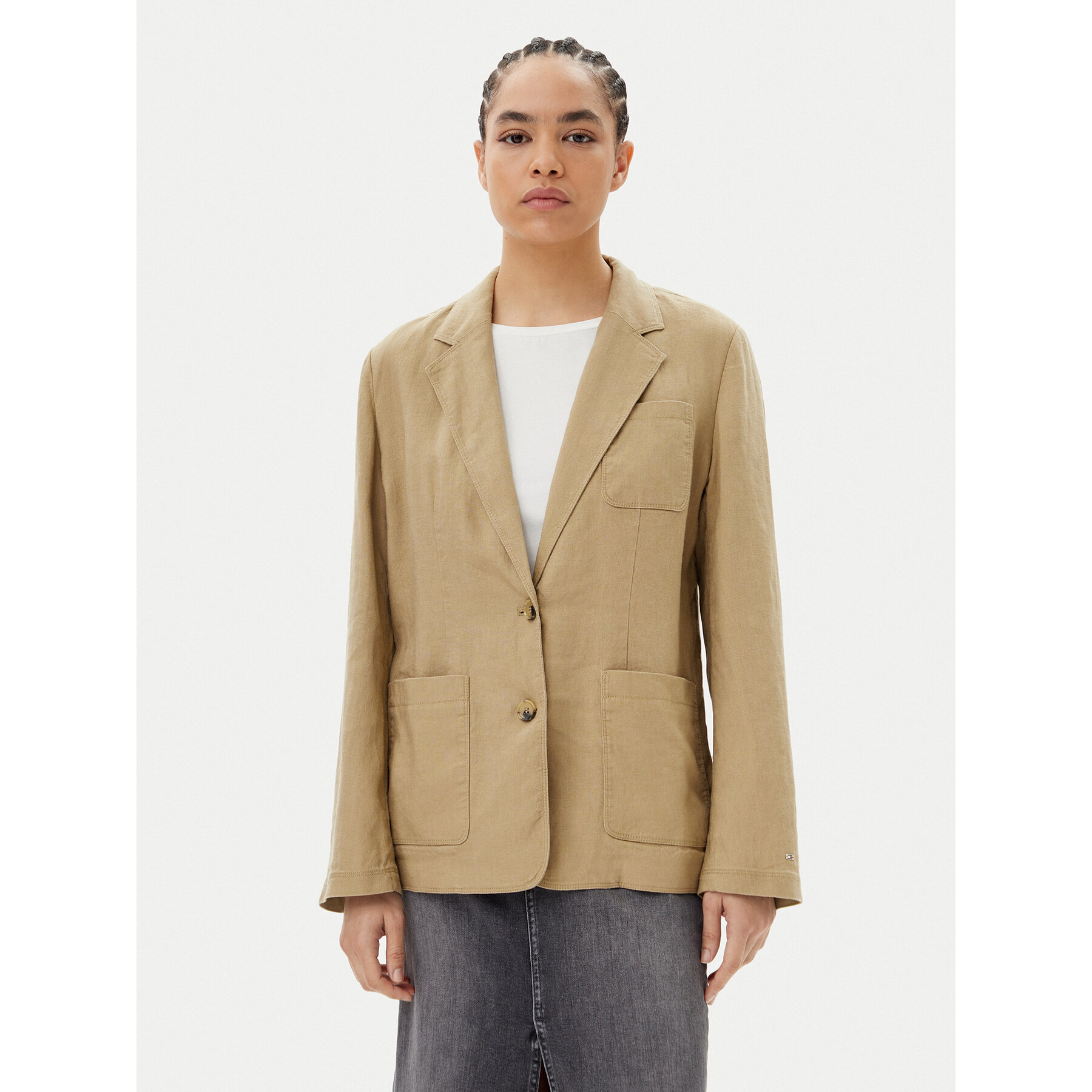 Tommy Hilfiger Sakko Ess WW0WW44757 Beige Regular Fit