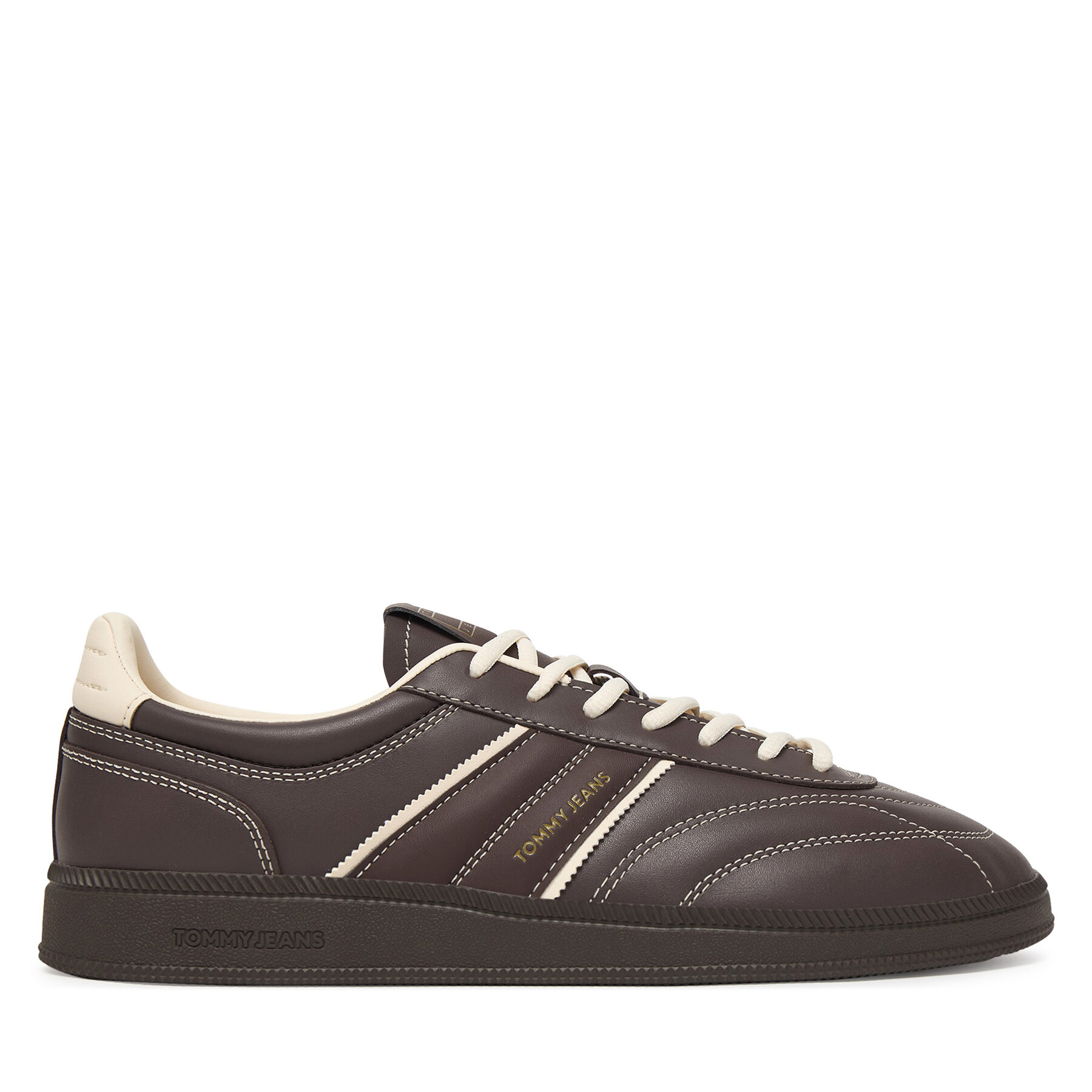 Sneakersy Tommy Jeans The Greenwich Edge Stitching EM0EM01708 Hnedá