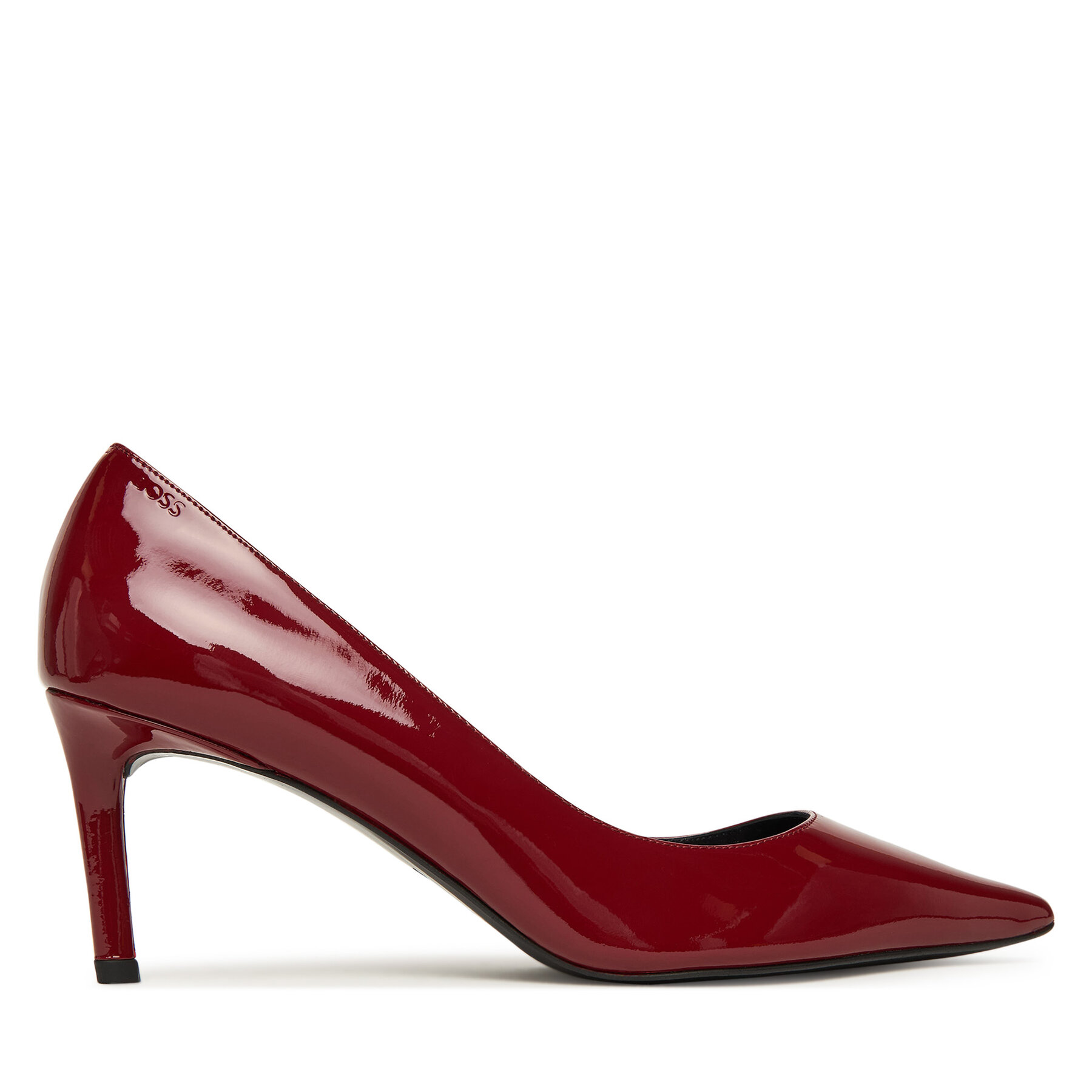 Pantofi cu toc subțire BOSS Gracey 50552759 Vișiniu