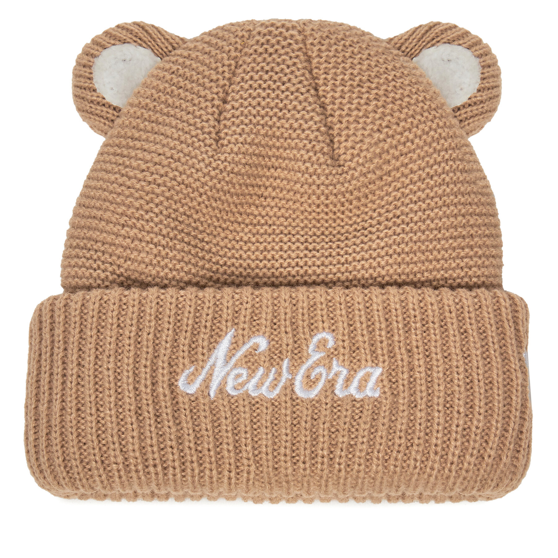 Berretto New Era Teddy Bear Ears Cuff Knit Beanie 60580864 Marrone