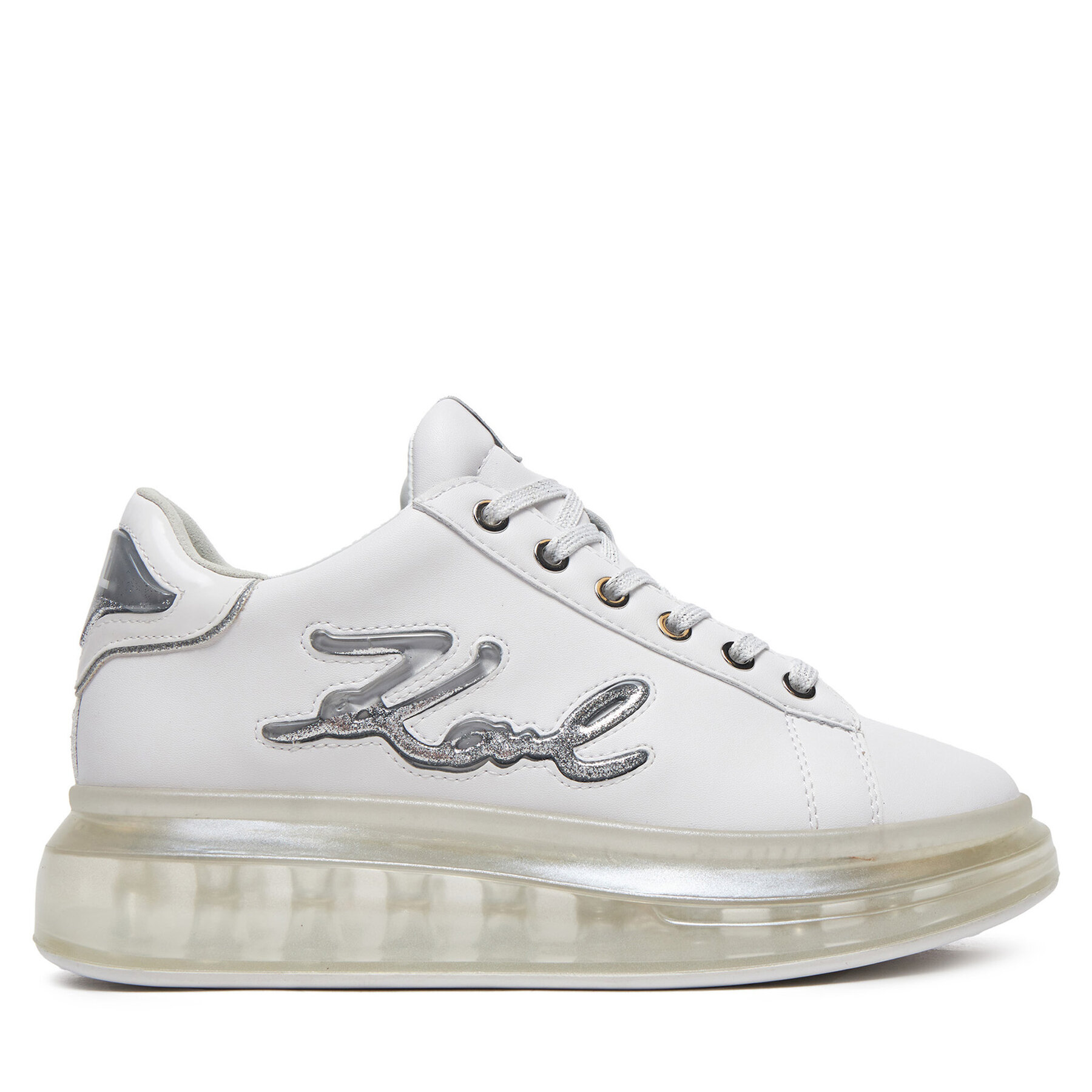 Sneakersy KARL LAGERFELD KL62610H Biela