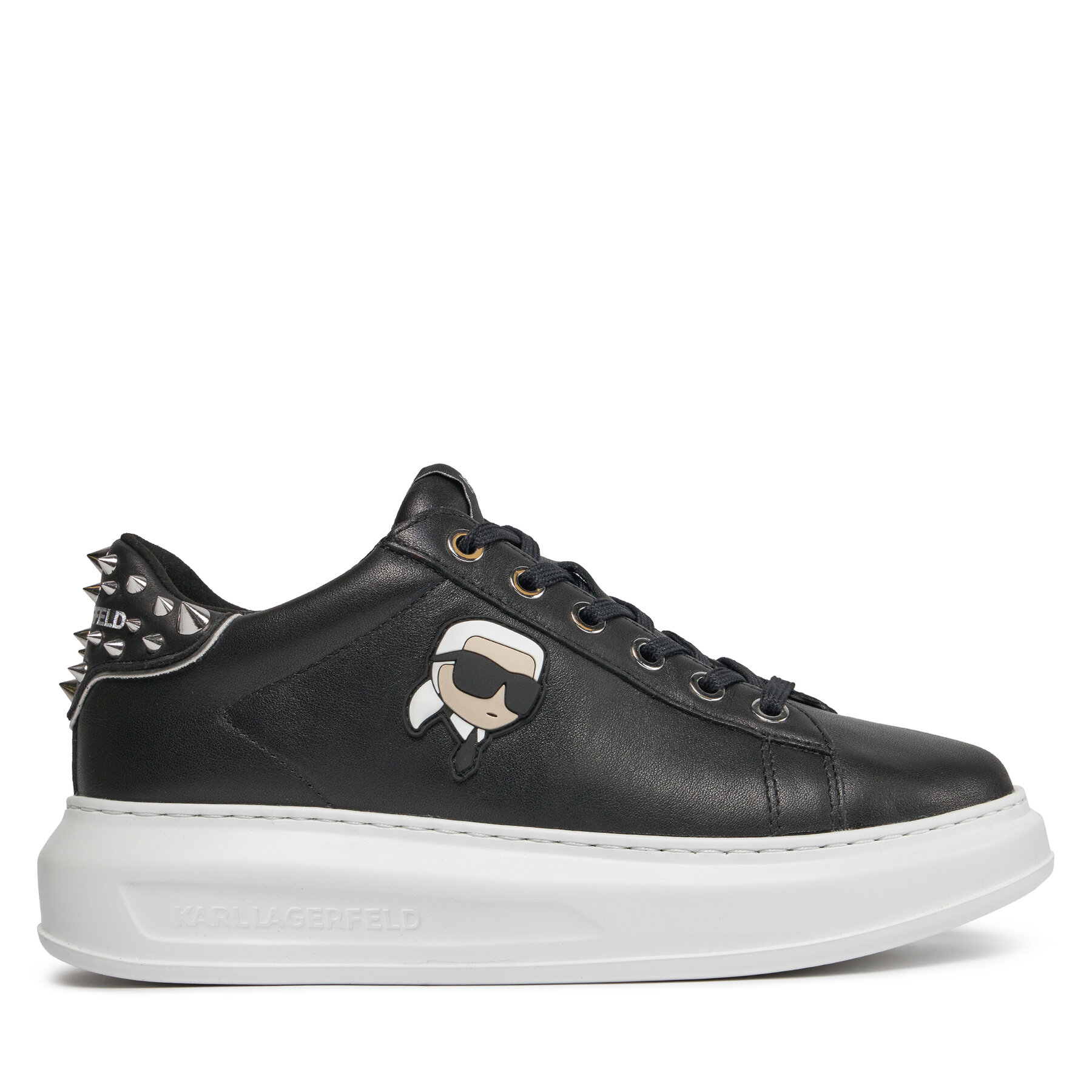 Damskie Sneakersy KARL LAGERFELD, Rozmiar 37 Czarny KL62529N
