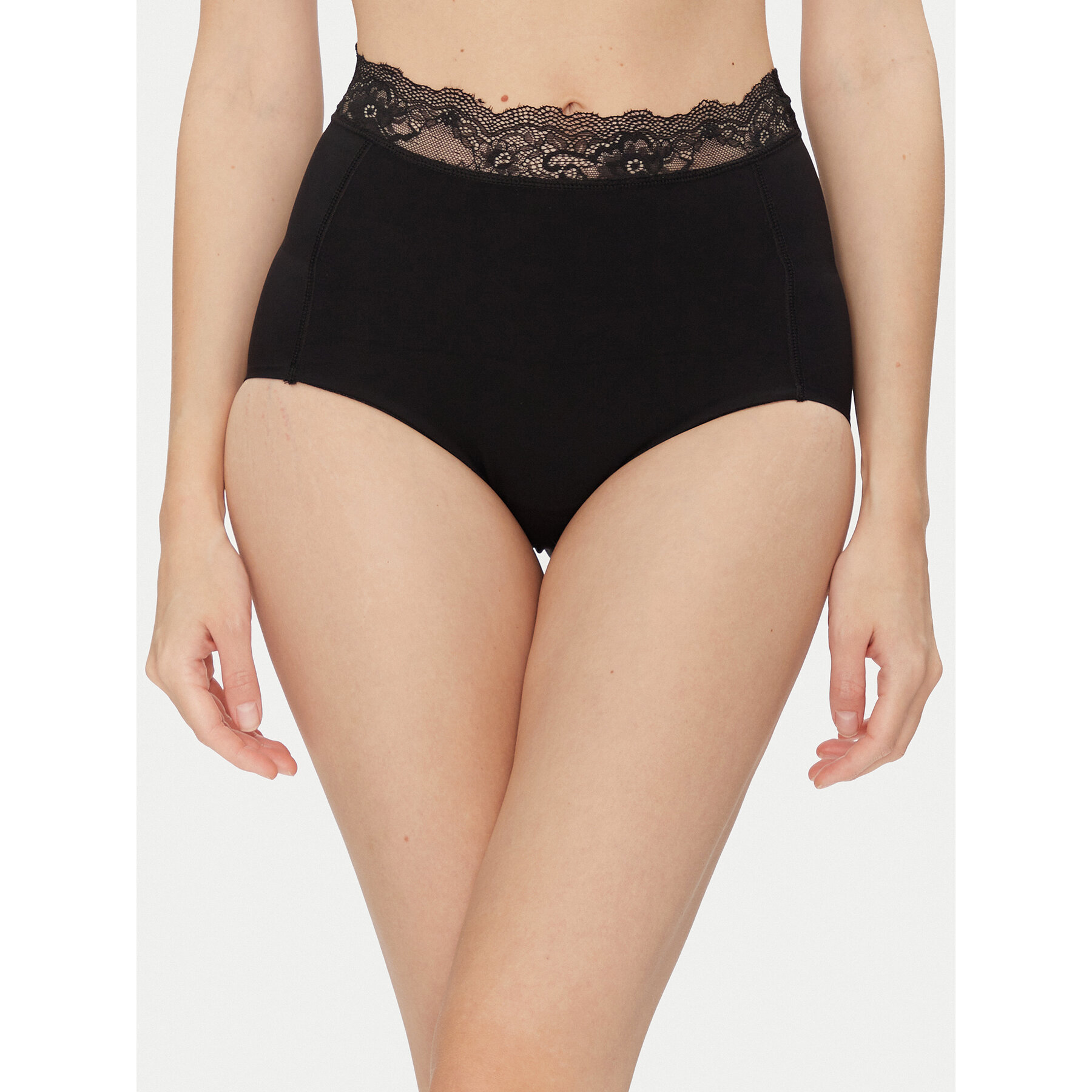 Ysabel Mora Mutande classiche a vita alta 19061 Nero