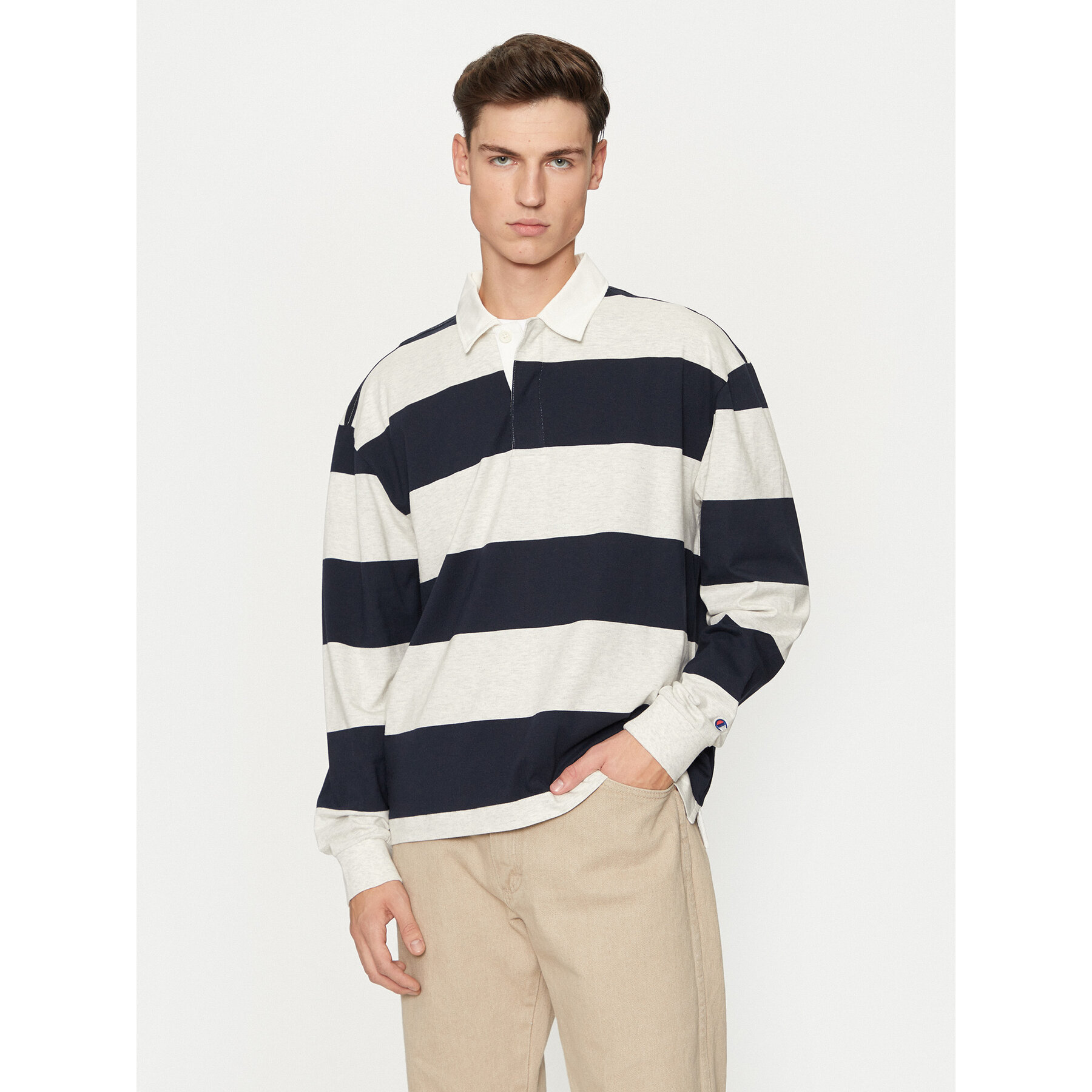 Champion Champion Polo 220438 Γκρι Loose Fit