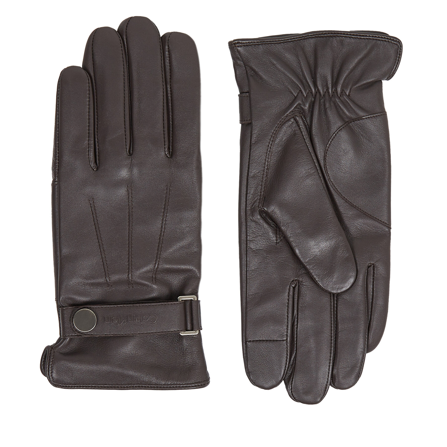 Guanti Da Uomo Calvin Klein K50K512384 Marrone