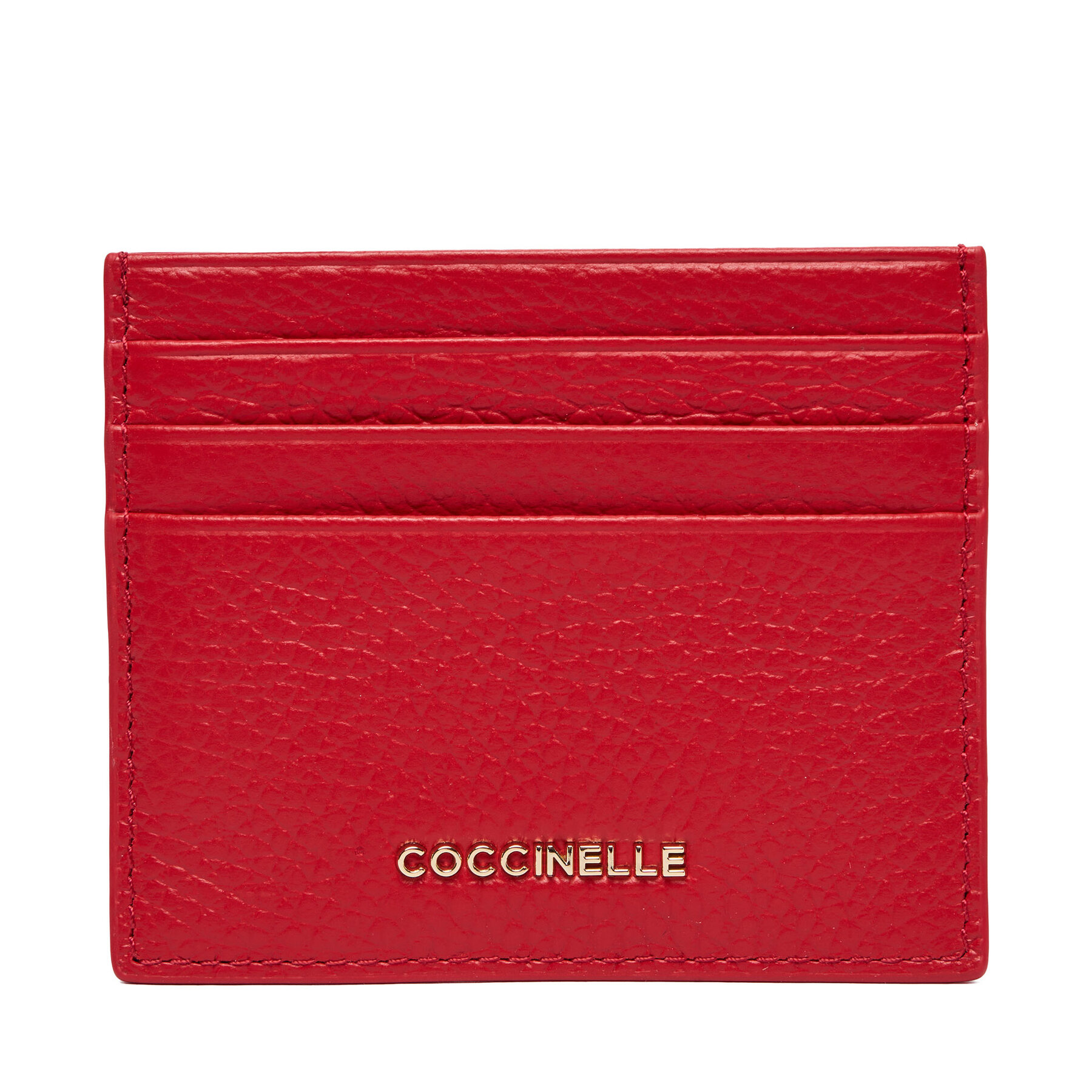 Калъф за кредитни карти Coccinelle MW5 Metallic Soft E2 MW5 12 95 01 Червен