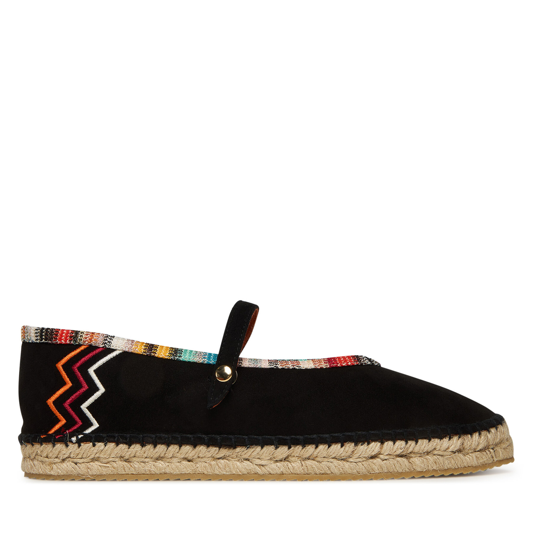 Espadrilky M Missoni Lola MWB012_001 Čierna