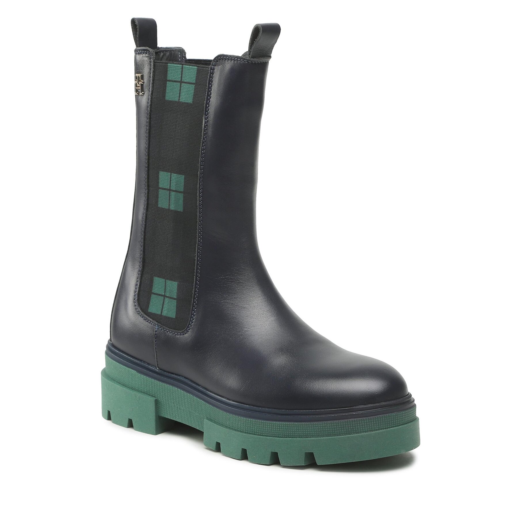 Ghete Jodhpur Tommy Hilfiger Monochromatic Chelsea Boot Cb FW0FW06900 Space Blue DW6 epantofi.ro imagine noua
