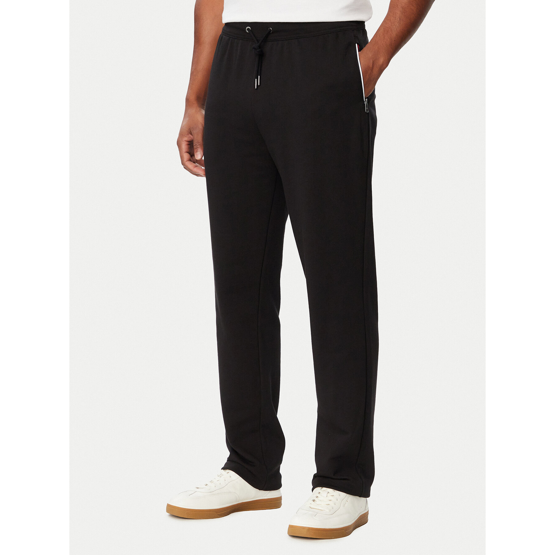 Tommy Hilfiger Jogginghose MW0MW44991 Schwarz Regular Fit