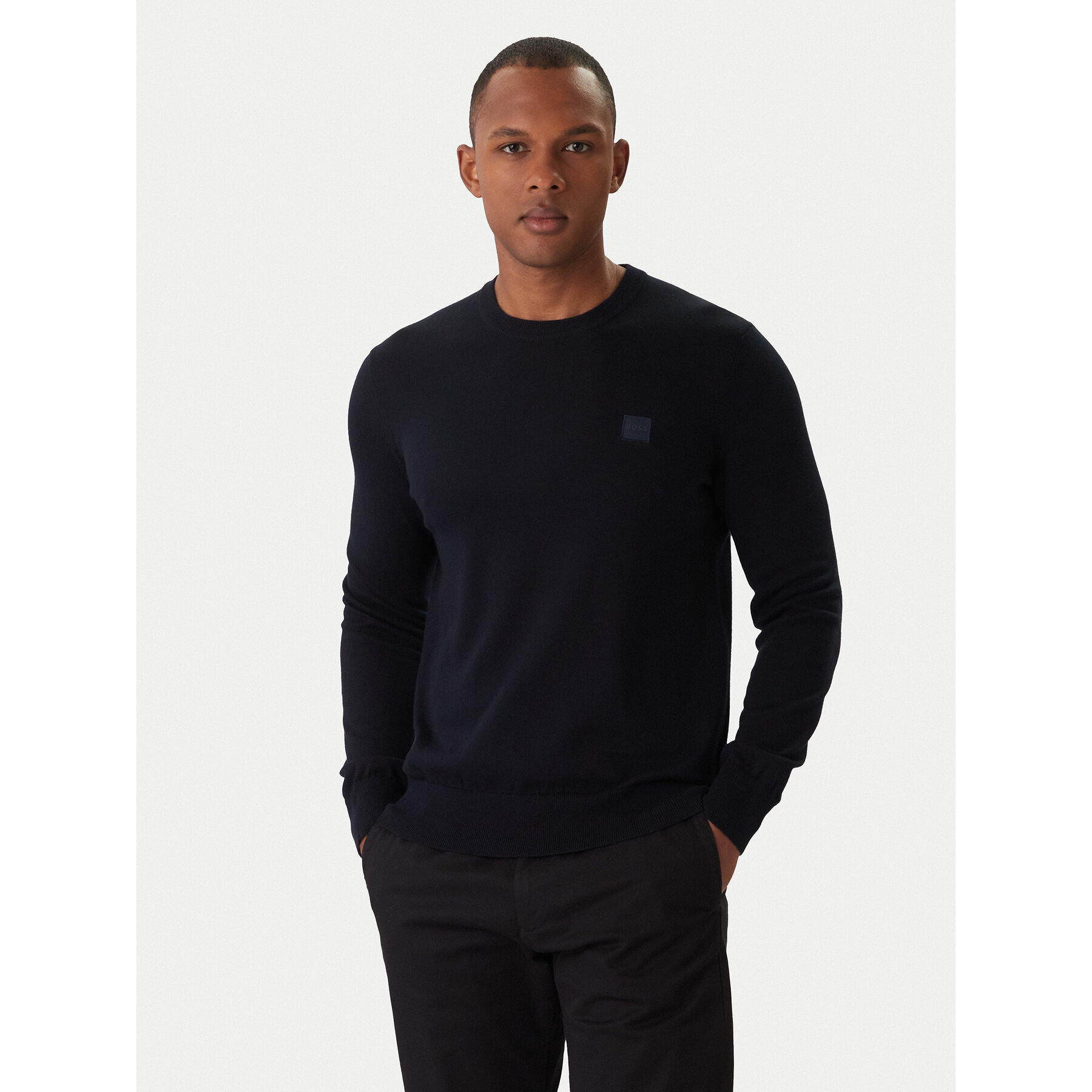 BOSS Pullover Kanovano_S 50527583 Dunkelblau Regular Fit