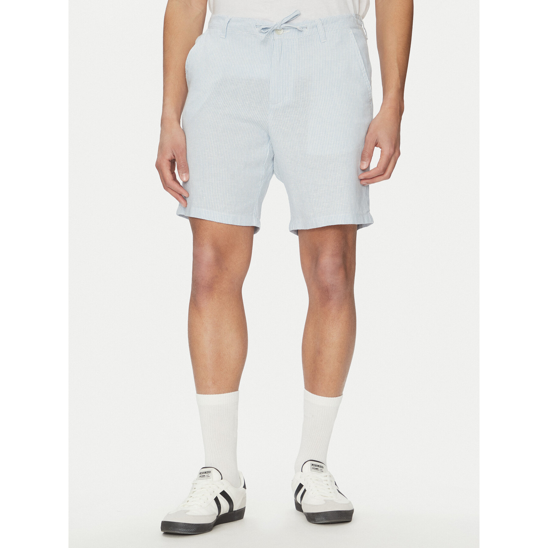 Jack & Jones Stoffshorts Tace Mykonos 12269376 Himmelblau Slim Fit