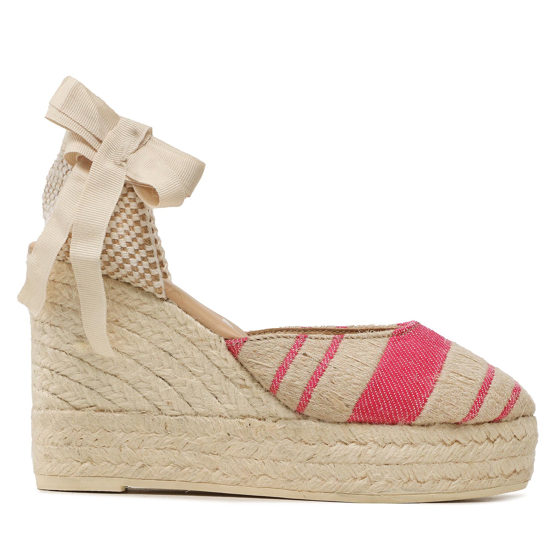 Espadrile Manebi Wedge Espadrilles G 4.5 Wv Bej