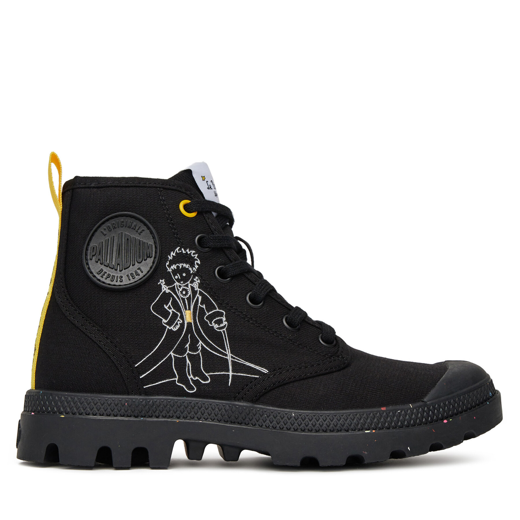 Unisex Outdoorová obuv Palladium, Rozmer: 46, Čierna, Pampa-Petit Prince 74449-008-M