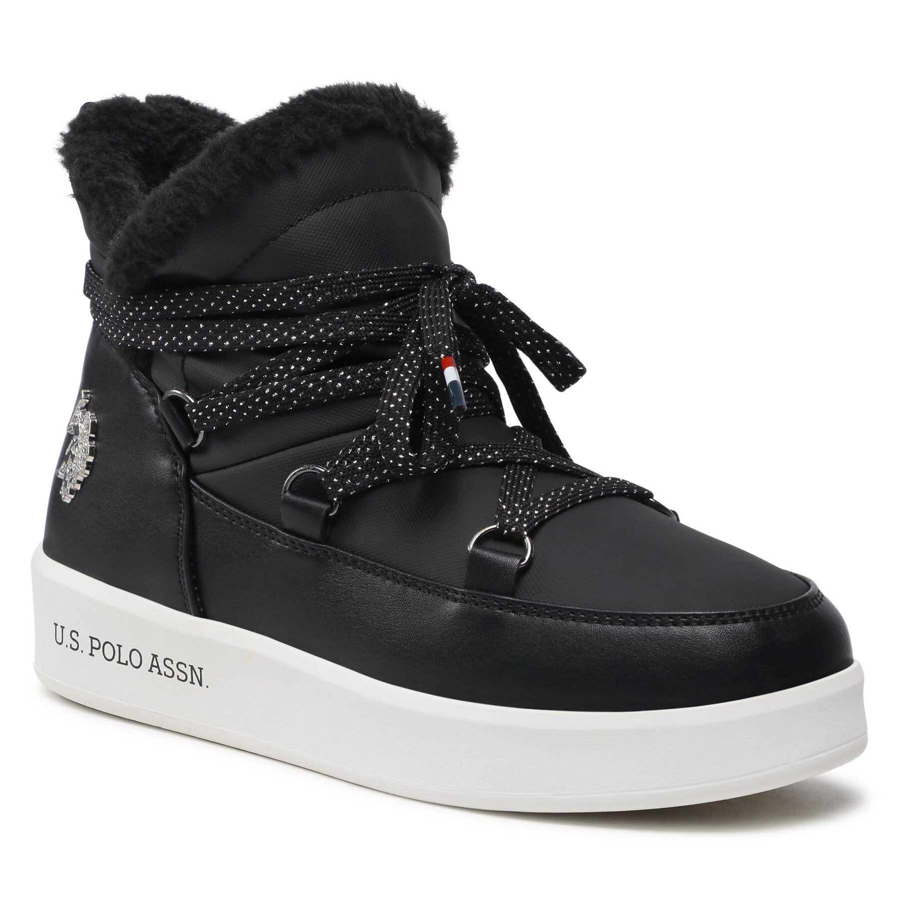 Botine U.S. Polo Assn. Vegy001b VEGY001W/BNY3 Blk epantofi.ro imagine noua