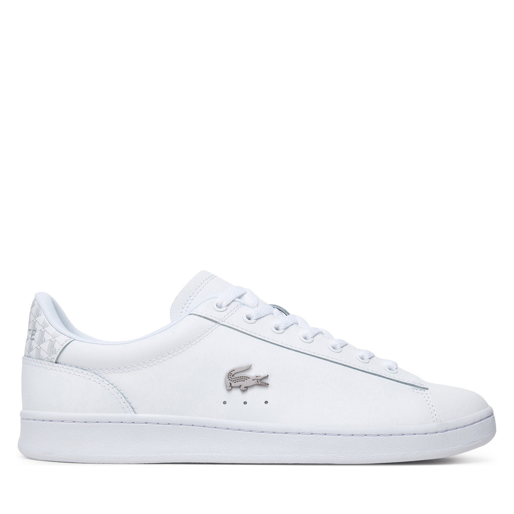 Sneakersy Lacoste Carnaby Set Monogram Pack 52SMA0051 Biela
