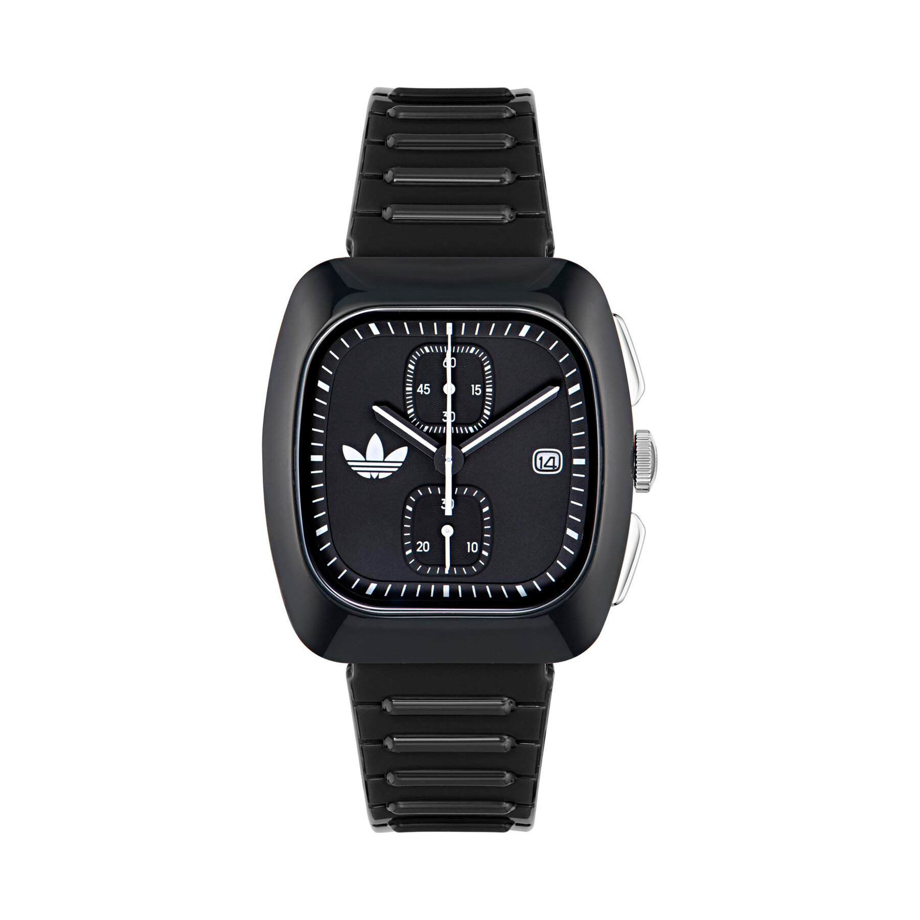 Ročna ura adidas Retro Wave Two Chrono AOSY24533 Črna