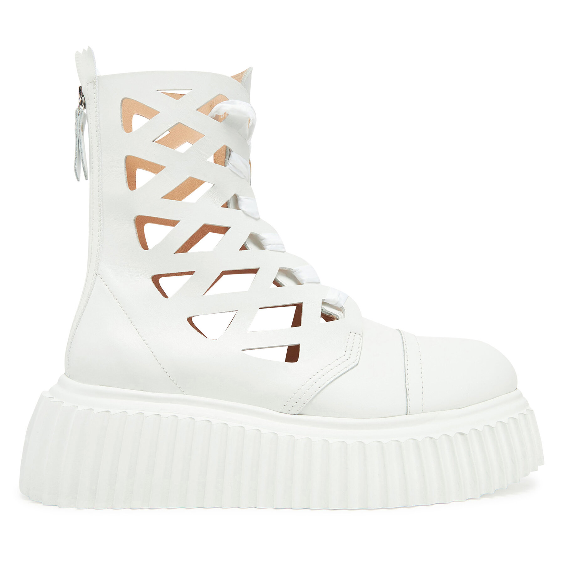 Зимни обувки AGL Viggy D751517PGKI034B775 Бял